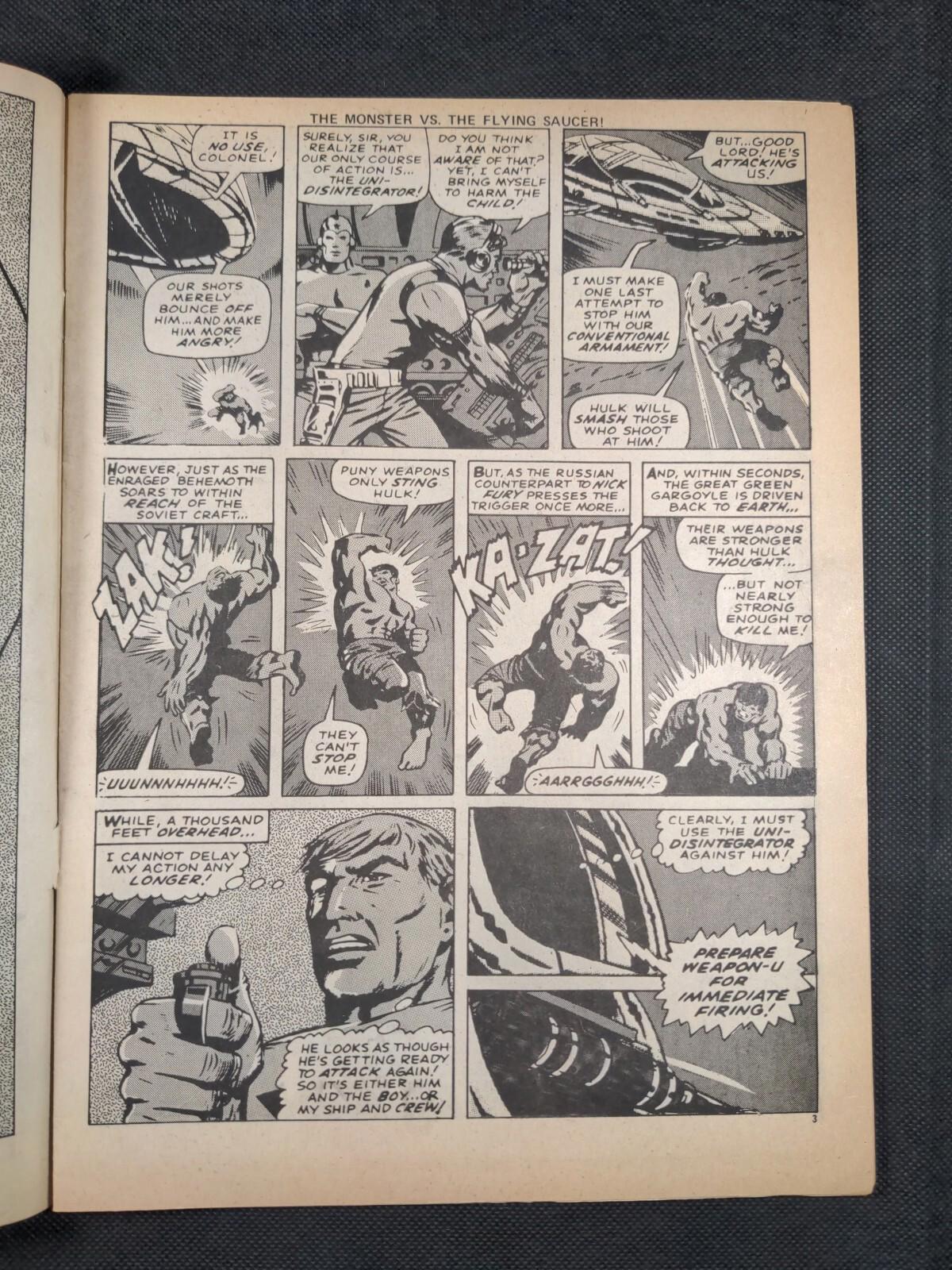 Mighty World of Marvel Issue No 55 October 1973 Vintage Marvel UK Comic - Retrorama UK