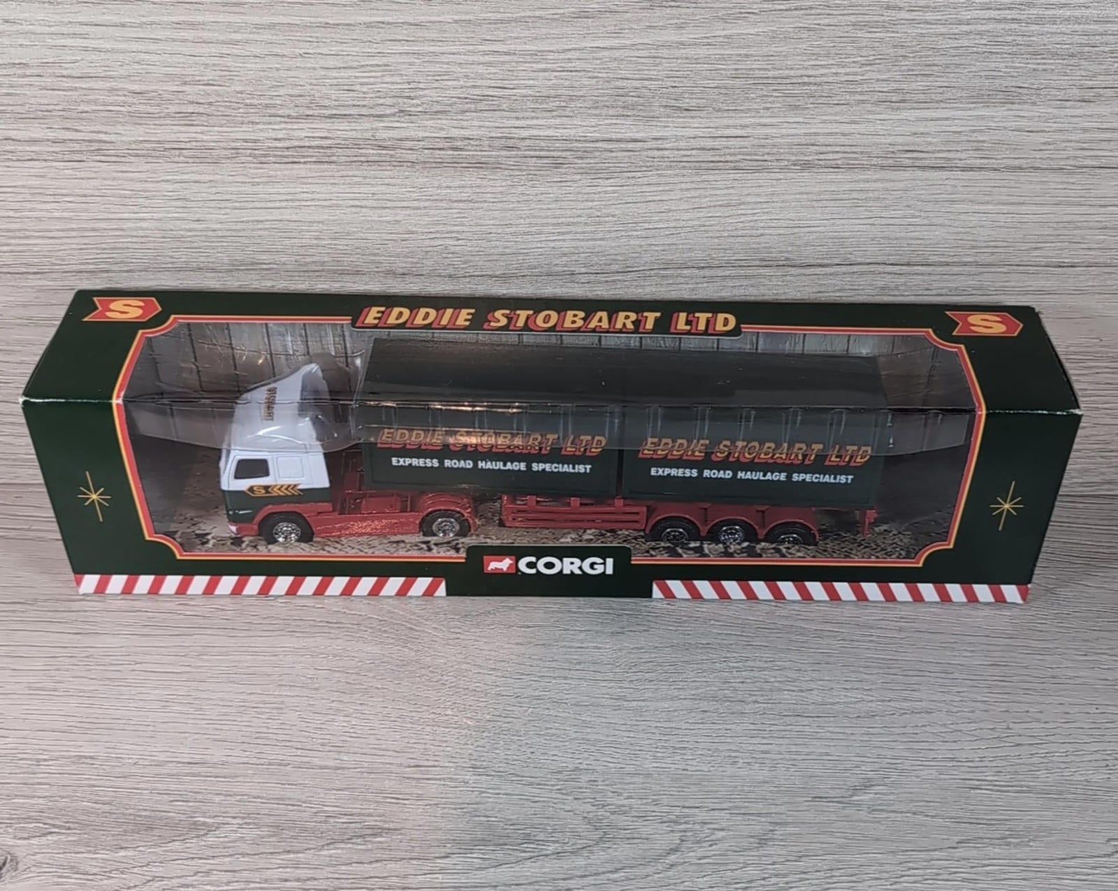 Corgi Eddie Stobart Ltd TY86705 Volvo Skeletal Trailer Die-Cast Model