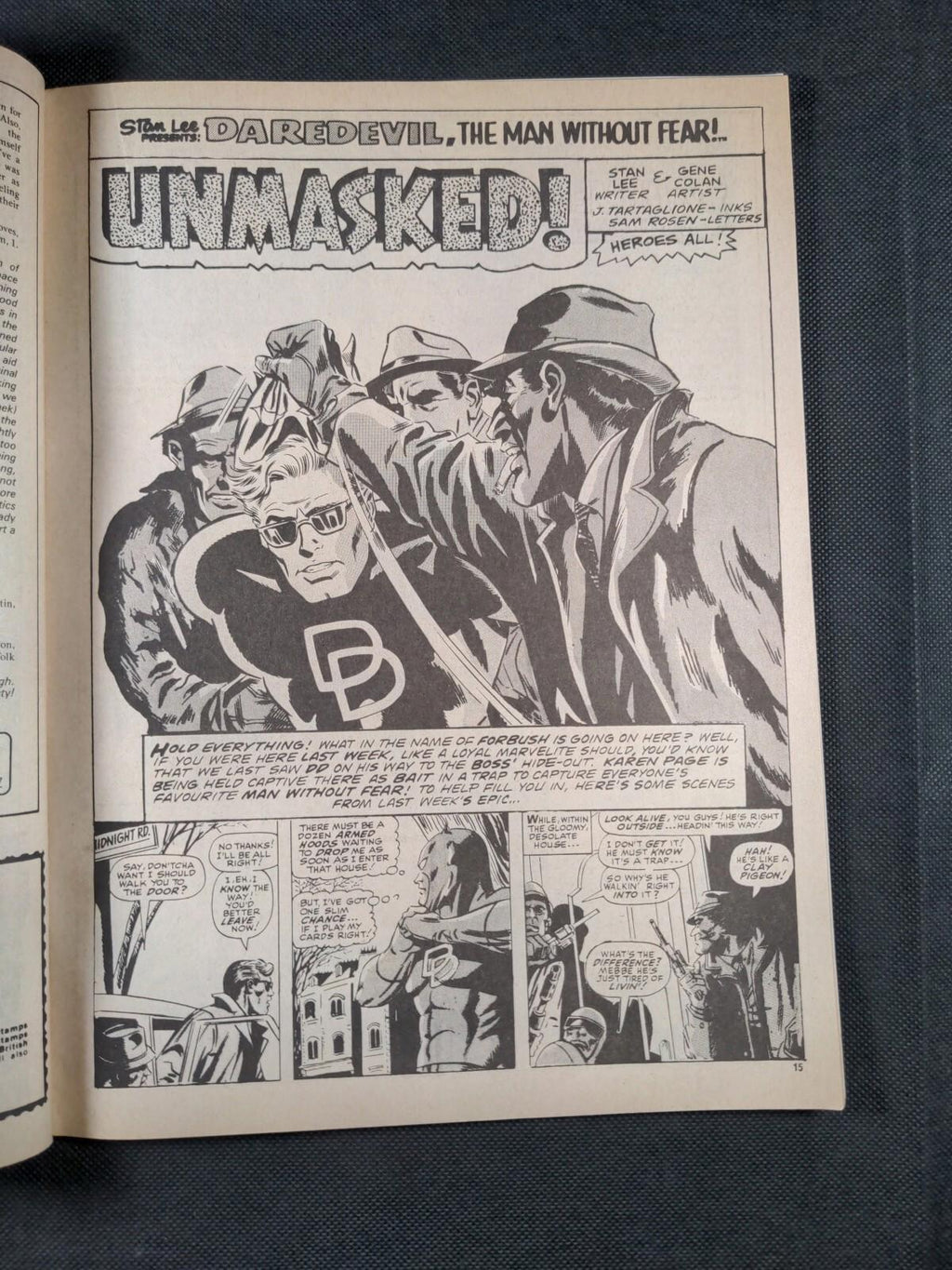 Mighty World of Marvel Issue No 122 February 1975 Vintage Marvel UK Comic - Retrorama UK