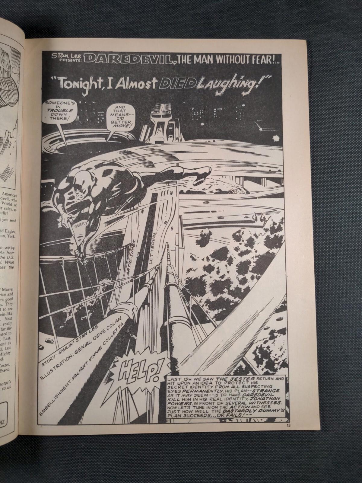 Mighty World of Marvel Issue No 150 August 1975 Marvel UK Vintage Comic