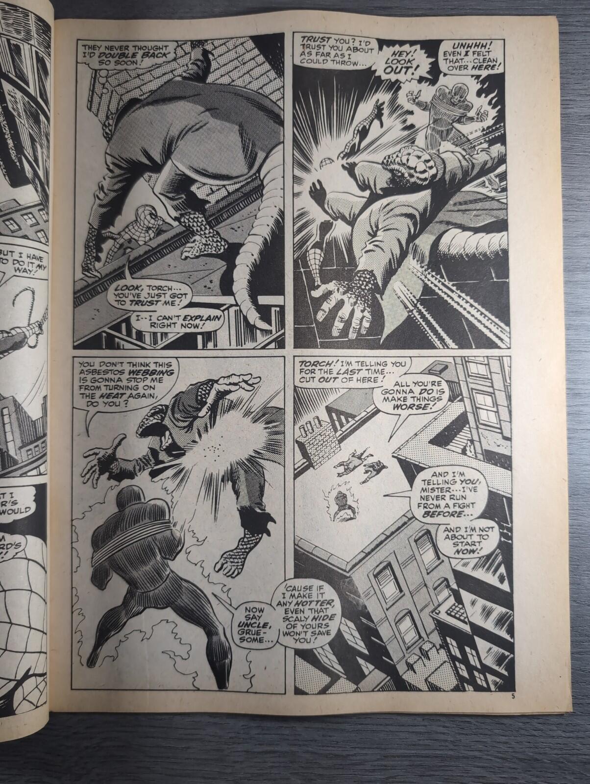 Spider-Man Comics Weekly No 94 Marvel Comics UK 30th November 1974 Vintage Comic