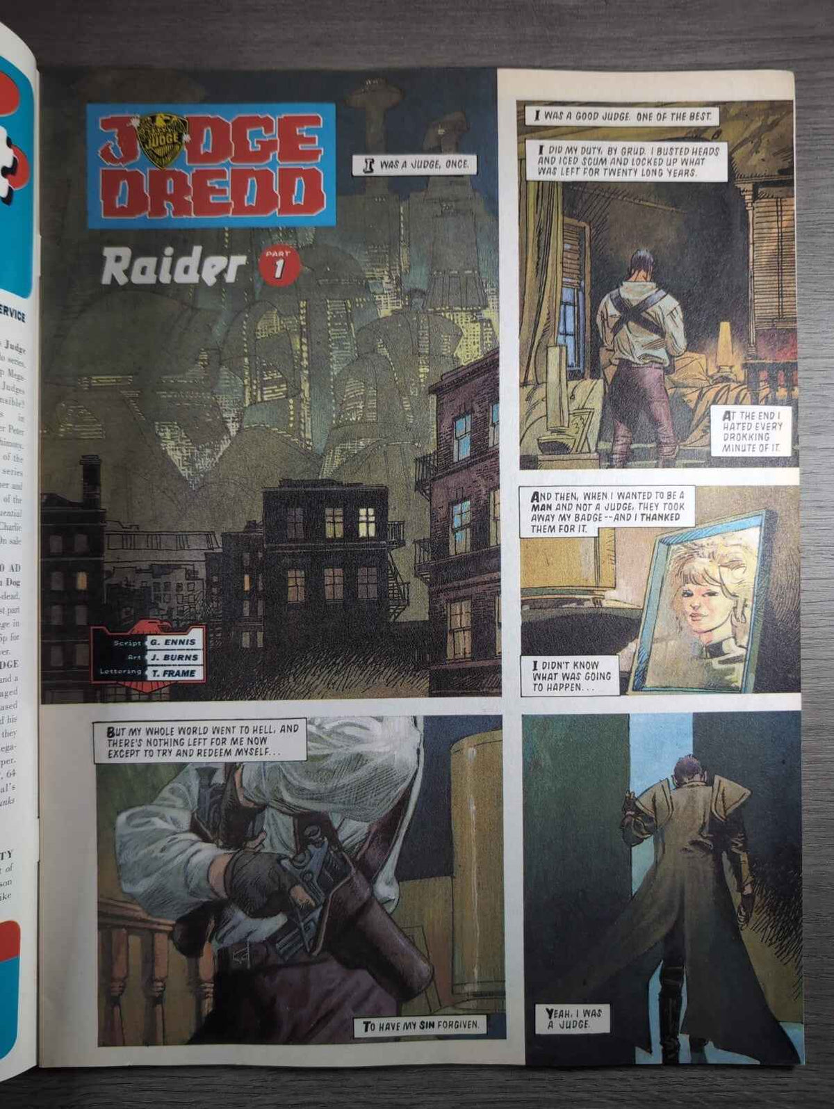 2000AD Prog 810 Featuring Judge Dredd Comic 21st Nov 1992 Vintage Retro Comic