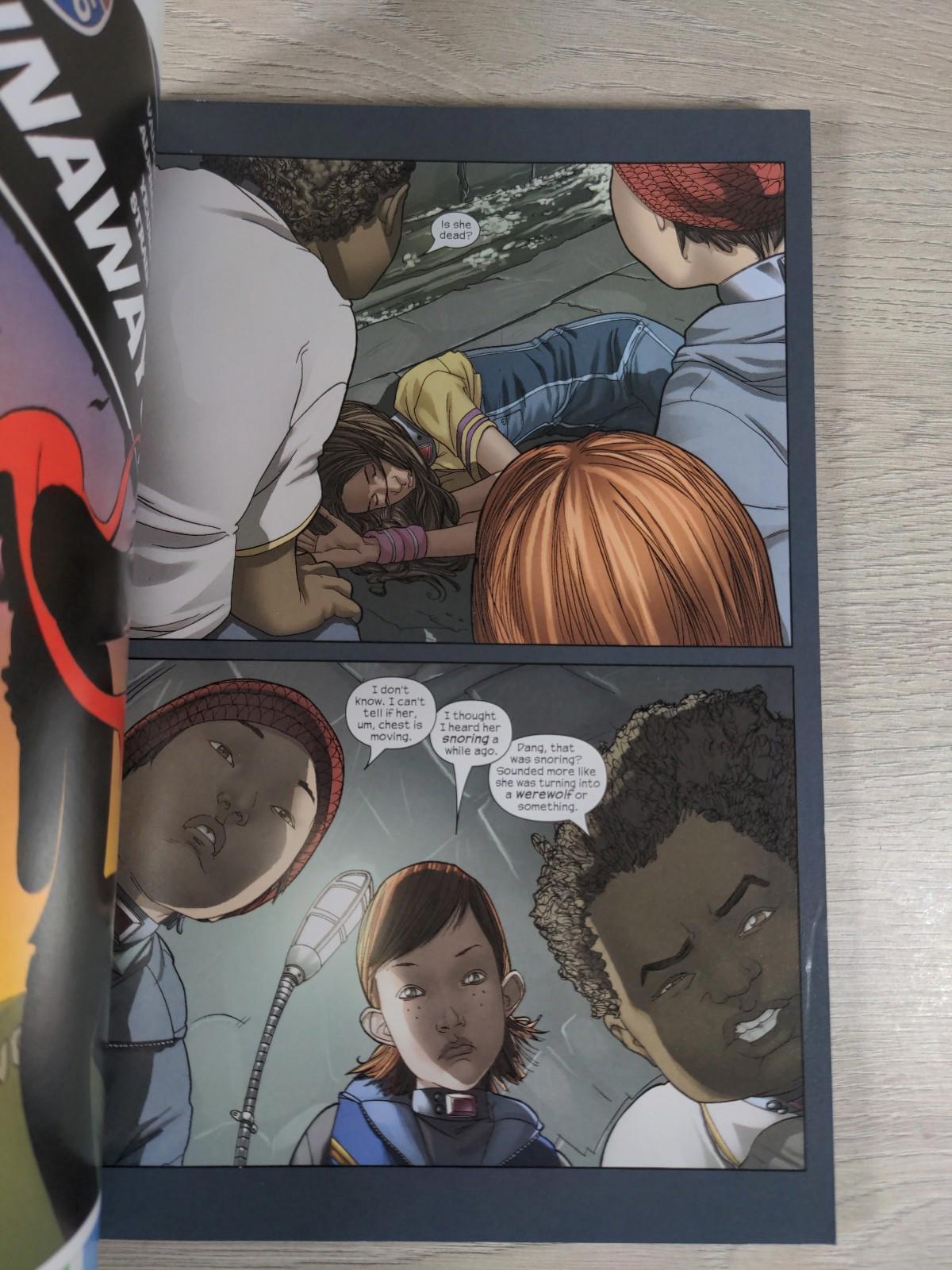 Marvel Runaways Parental Guidance Vaughan Alphona Paperback 2010 Graphic Novel
