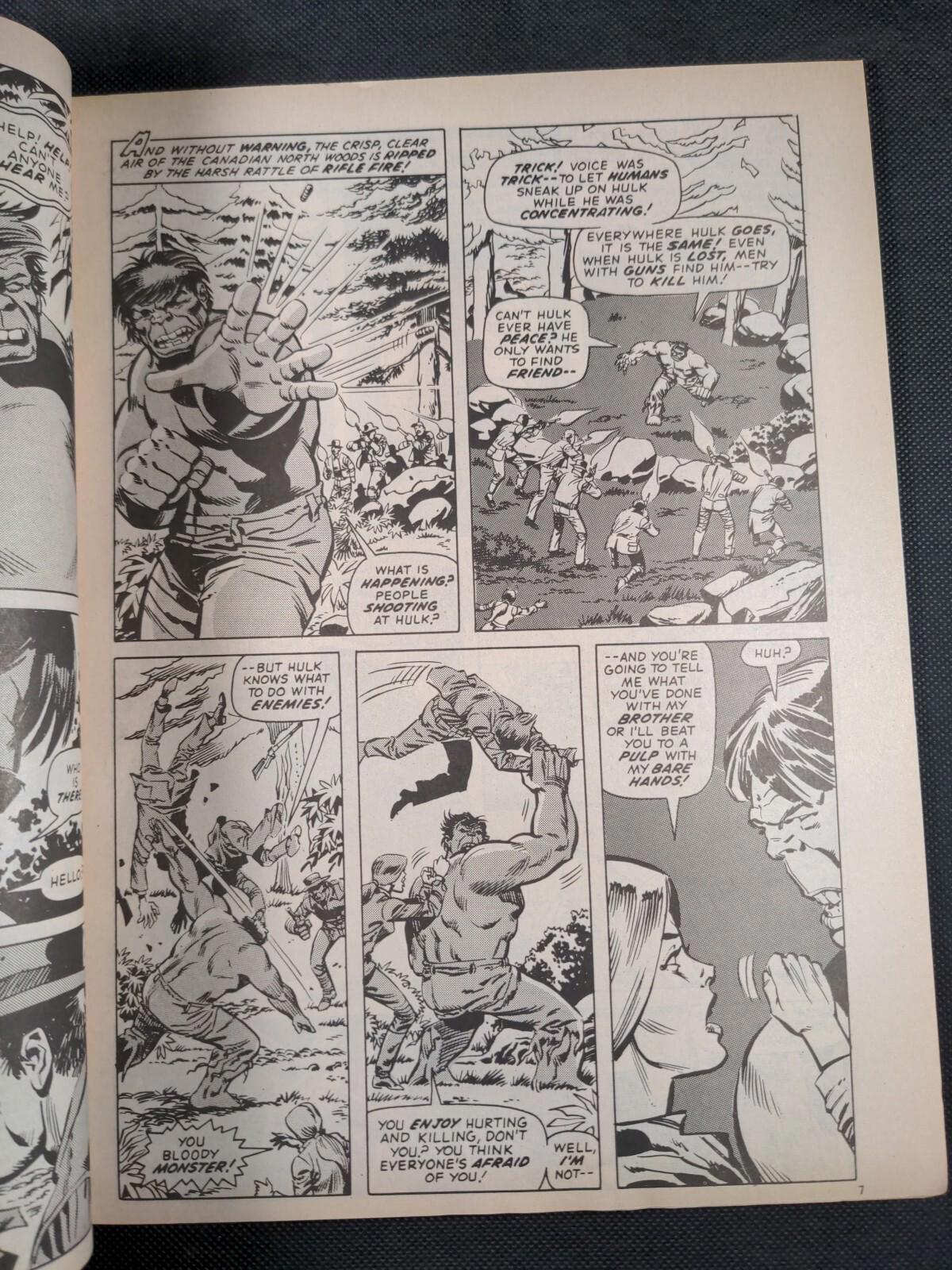 Mighty World of Marvel Issue No 160 October 1975 Vintage Marvel UK Comic