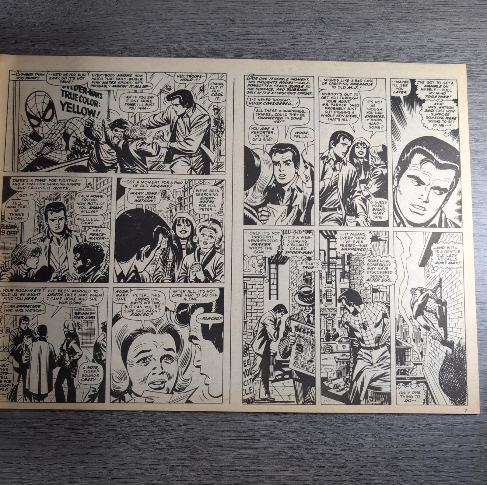 Super Spider-Man With The Super Heroes No. 161 Marvel Comics 13th March 1976