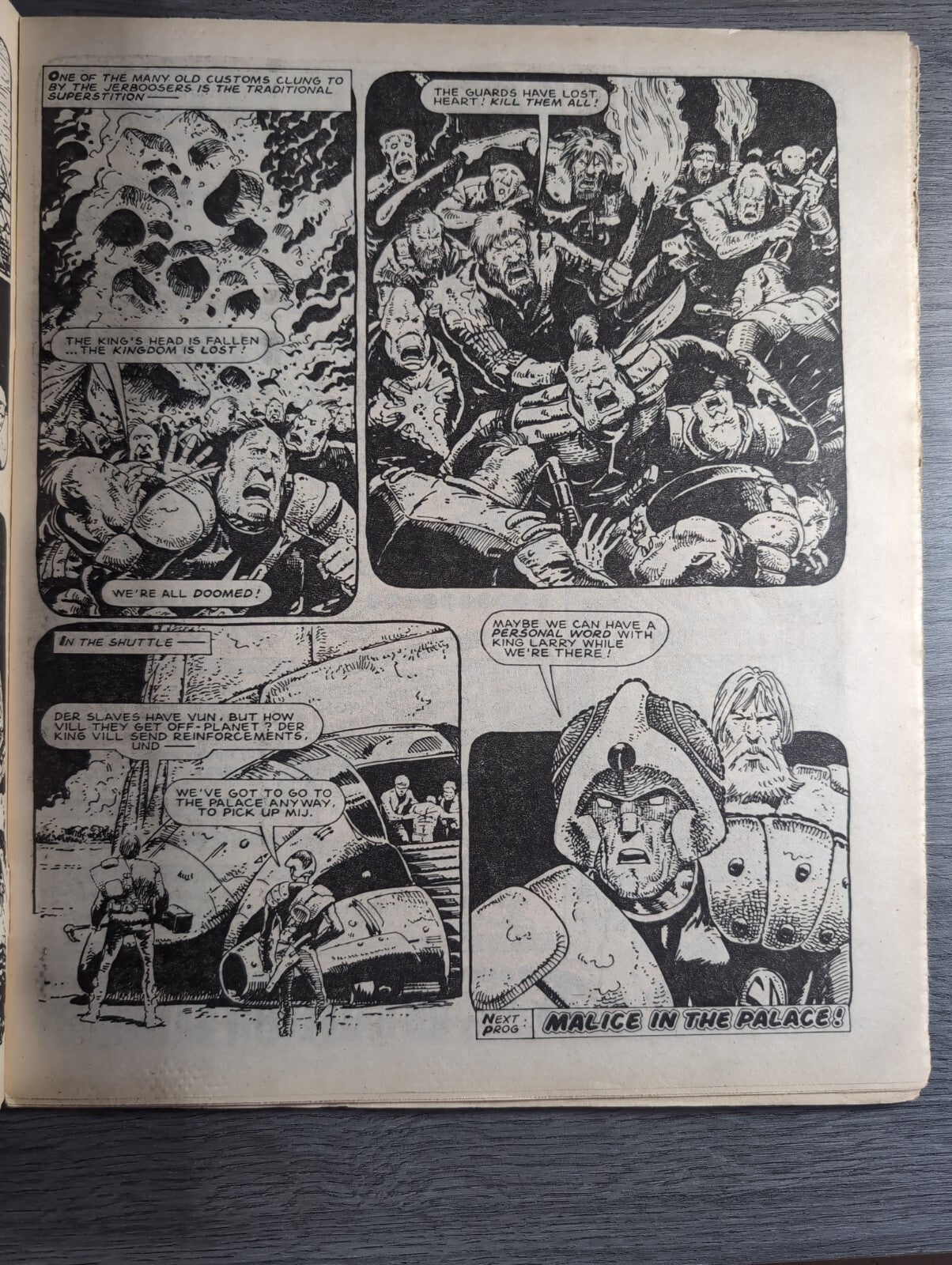 2000AD Prog 430 Featuring Judge Dread Comic 10th Aug 1985 Vintage Retro Comic