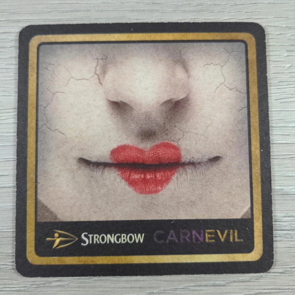Strongbow 4 x Vintage Beer Mats Pub Bar Coaster Breweriana - Retrorama UK