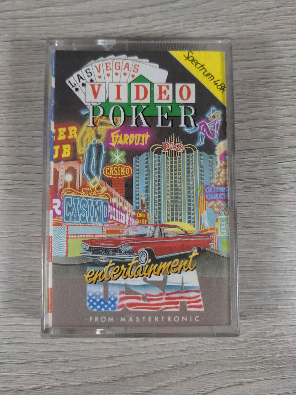 Las Vegas Video Poker ZX Spectrum 48K Game Cassette Tested & Working