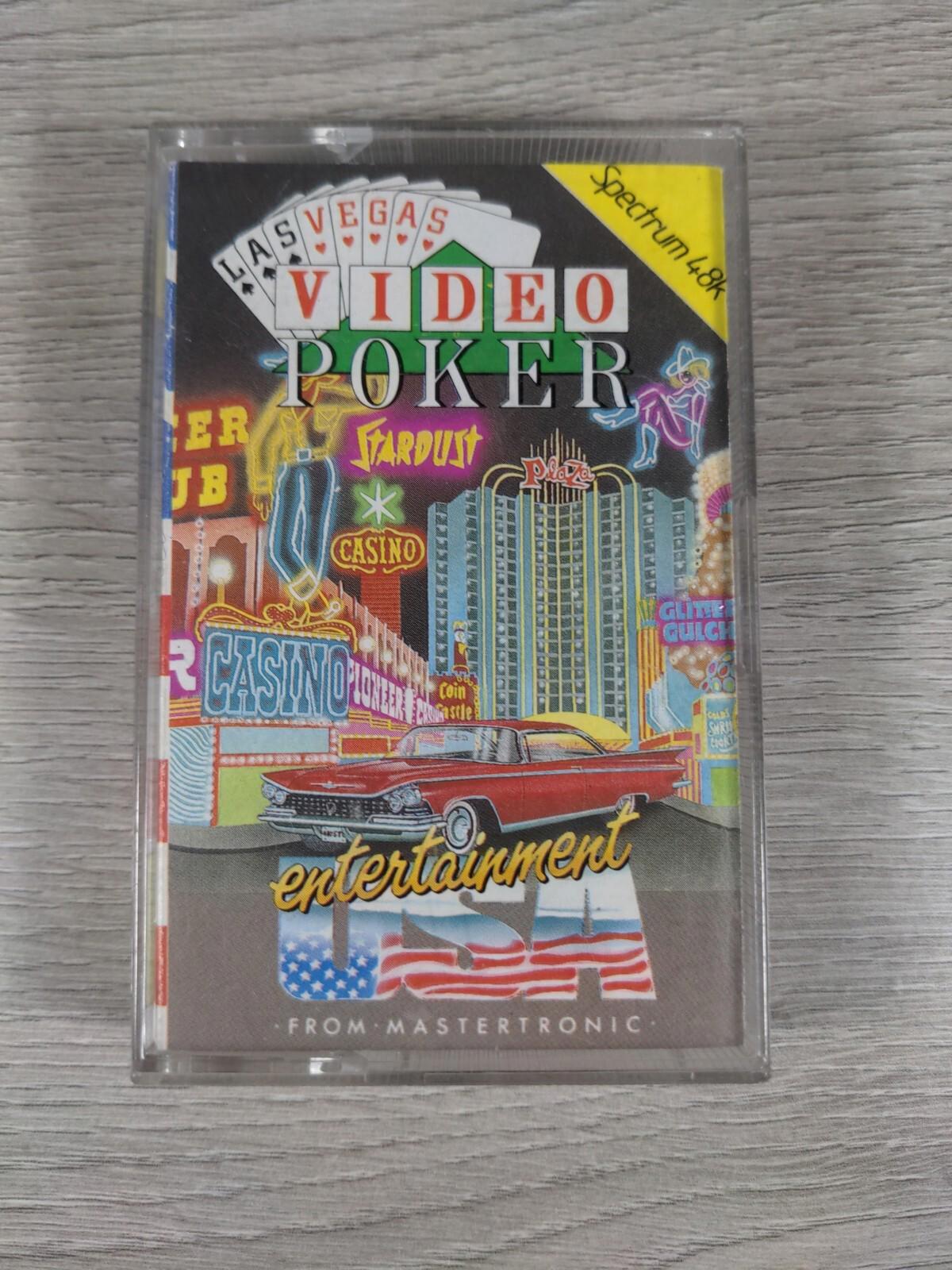Las Vegas Video Poker ZX Spectrum 48K Game Cassette Tested & Working