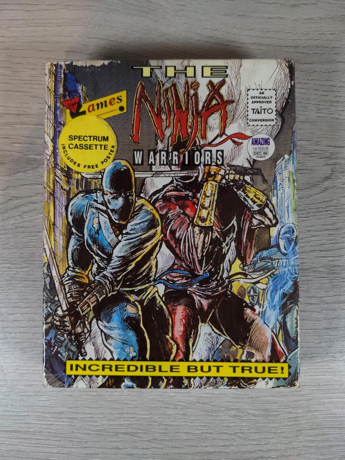The Ninja Warriors ZX Spectrum 48K 128K Video Game Cassette Tested & Working