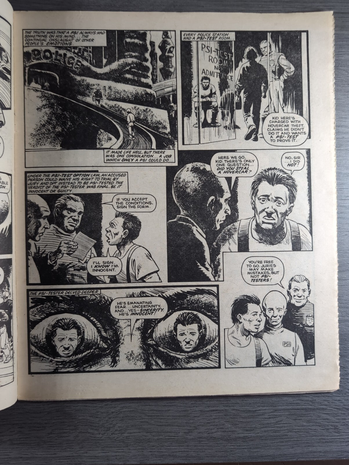 2000AD Prog 408 Featuring Judge Dread Comic 9th March 1985 Vintage Retro Comic
