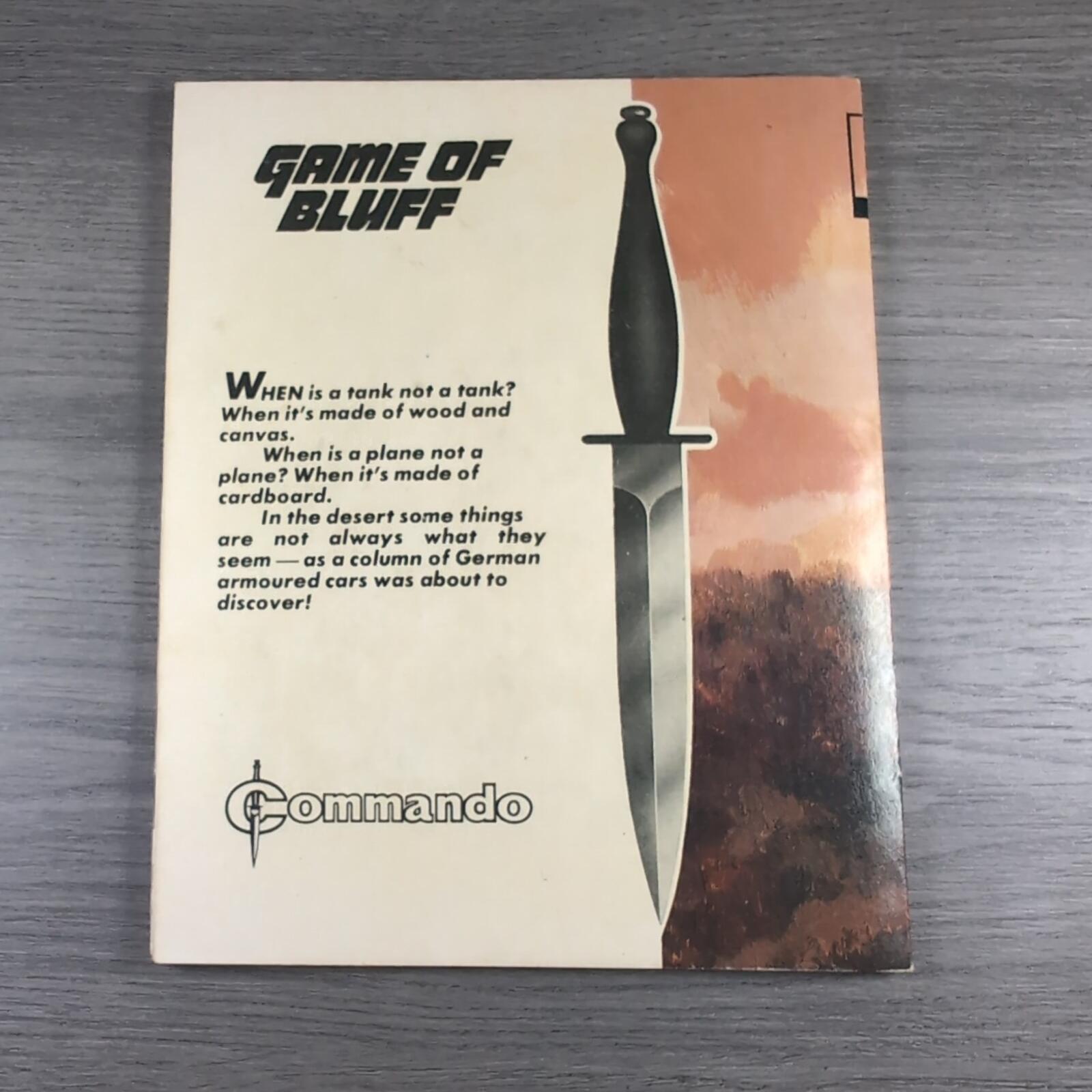 Commando Comic Issue Number 1414 Game Of Bluff
