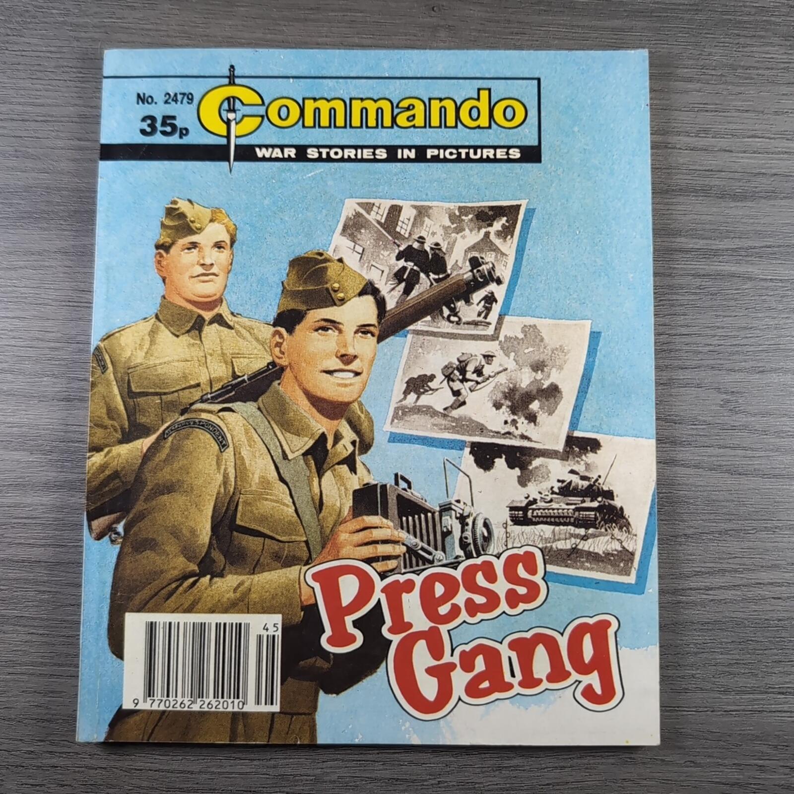 Commando Comic 2479 Press Gang Vintage War Comic