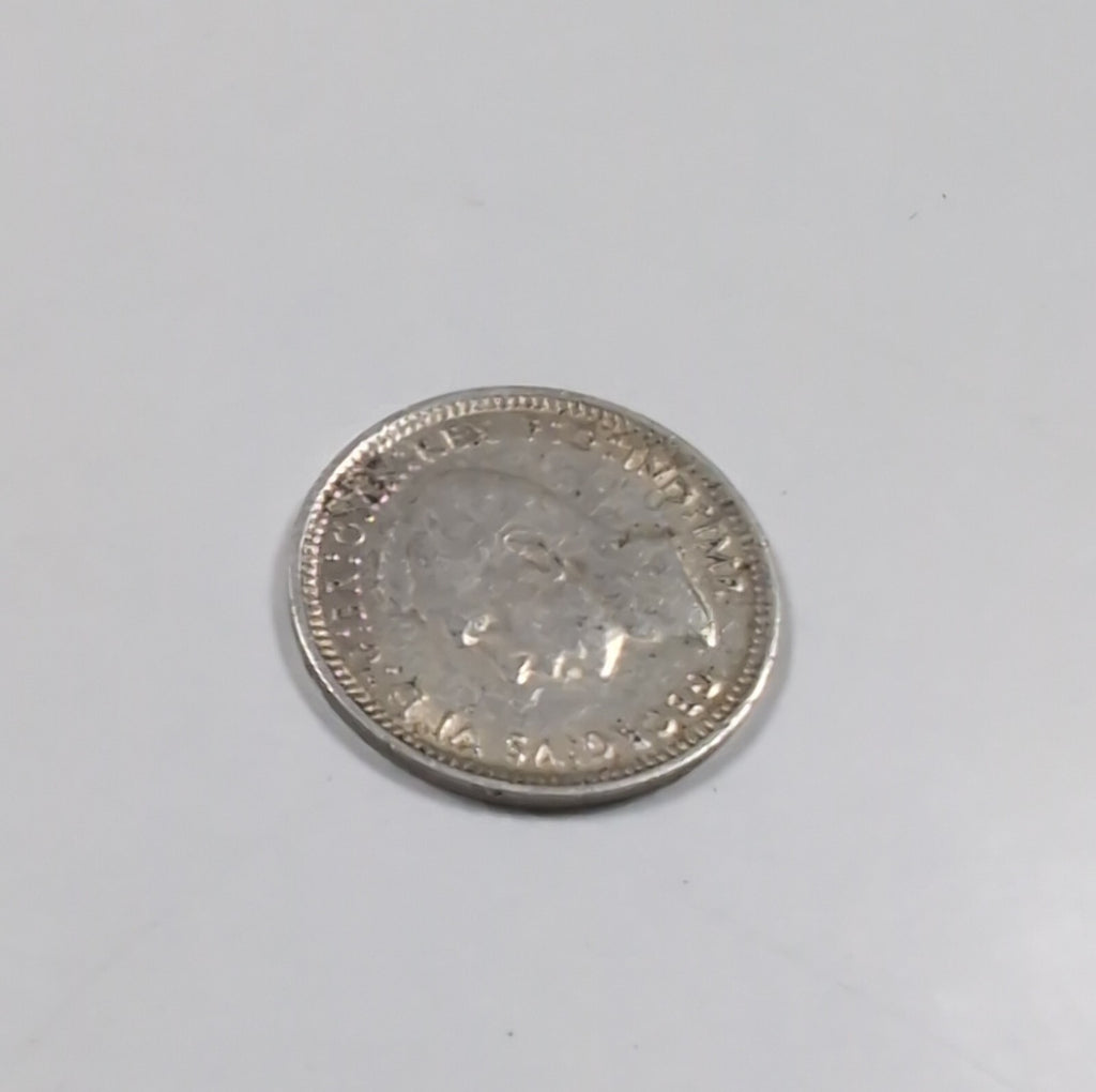 1944 George VI Sterling Silver 3D Threepence Coin Australia Vintage Coin