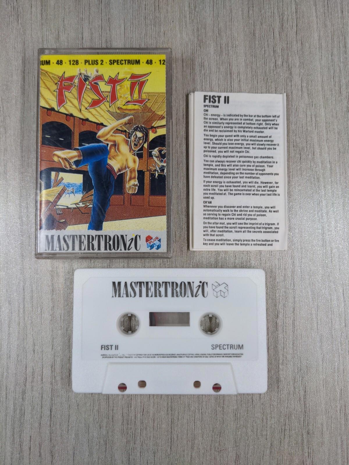 Fist II ZX Spectrum 48K 128K Game Cassette Tested & Working