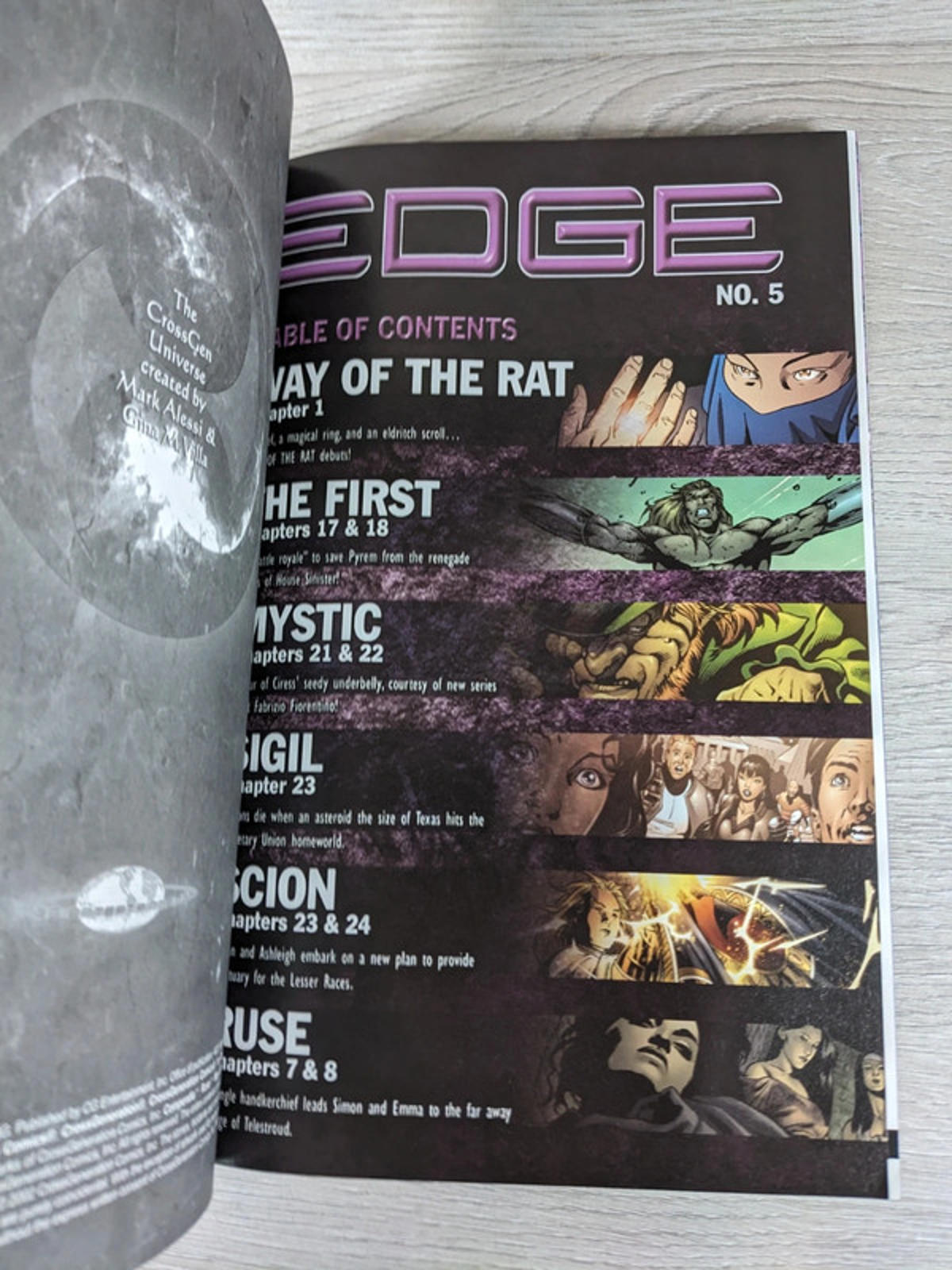 Edge Vol 5 Cross Generation Comics Paperback 2002 Graphic Novel