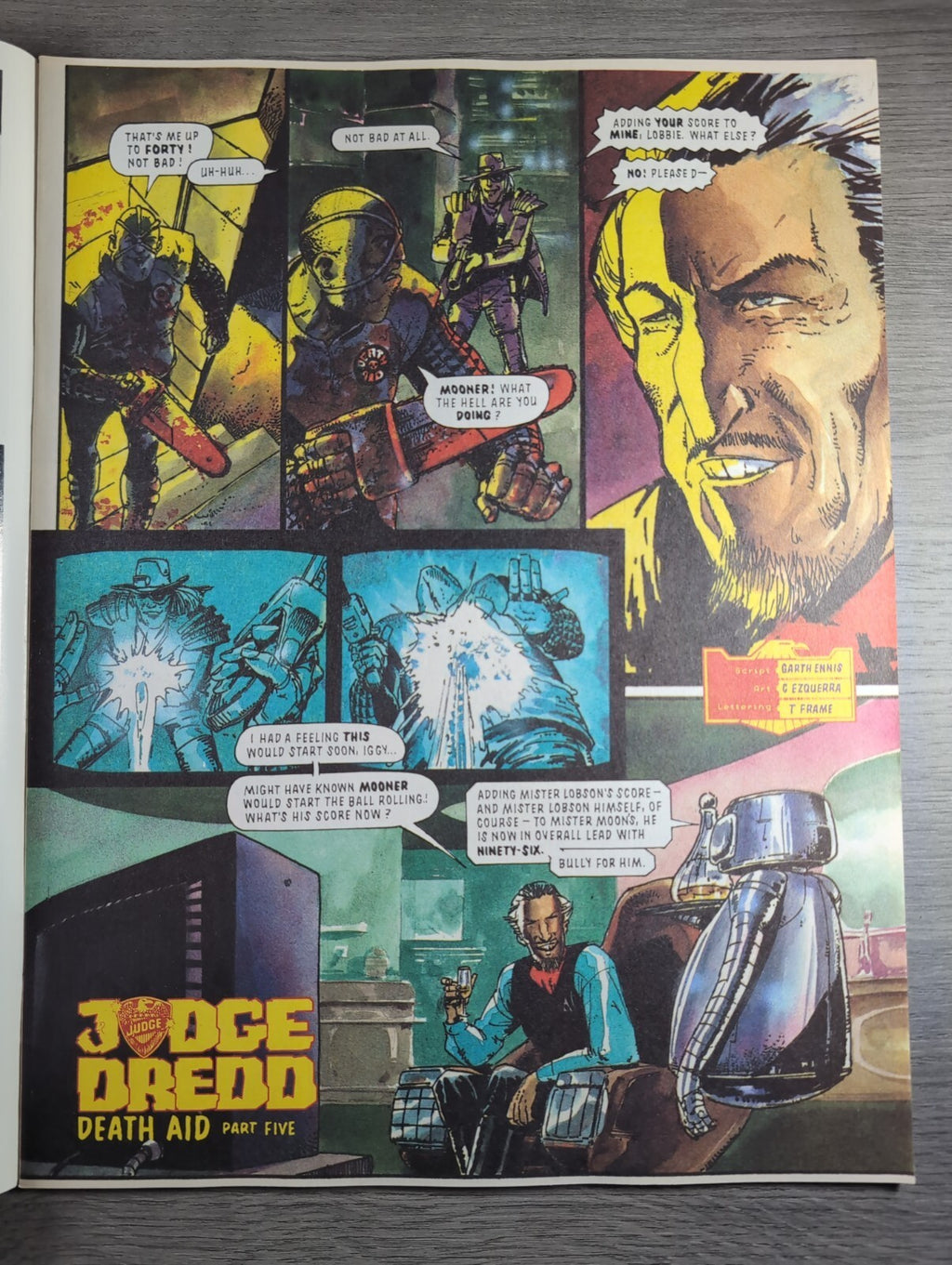 2000AD Prog 715 Featuring Judge Dredd Comic 26th Jan 1991 Vintage Retro Comic