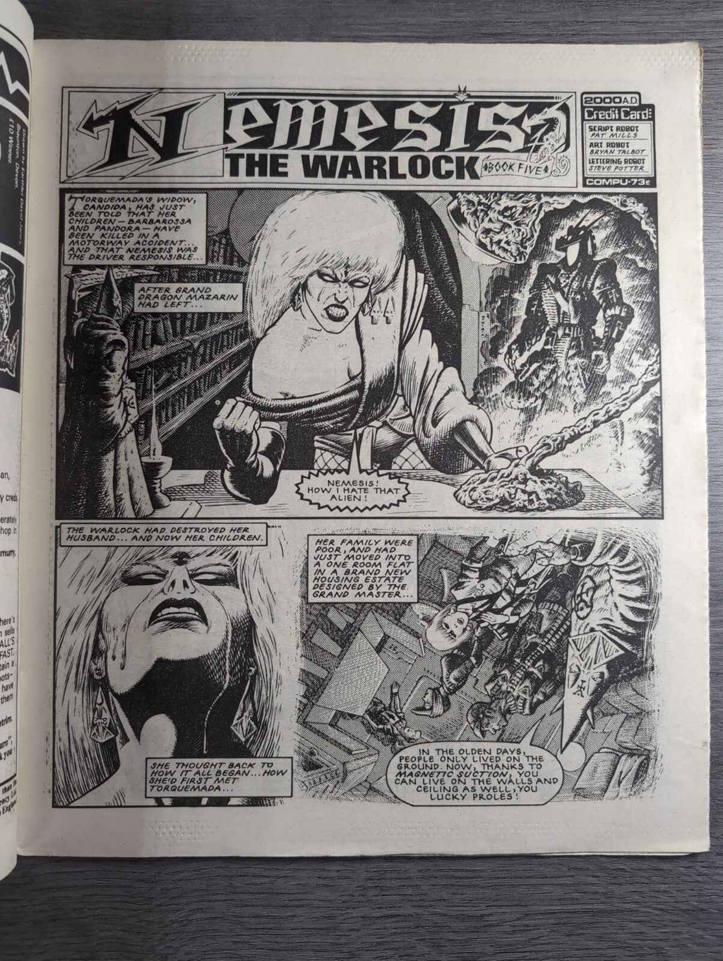 2000AD Prog 440 Featuring Judge Dread Comic 19th Oct 1985 Vintage Retro Comic