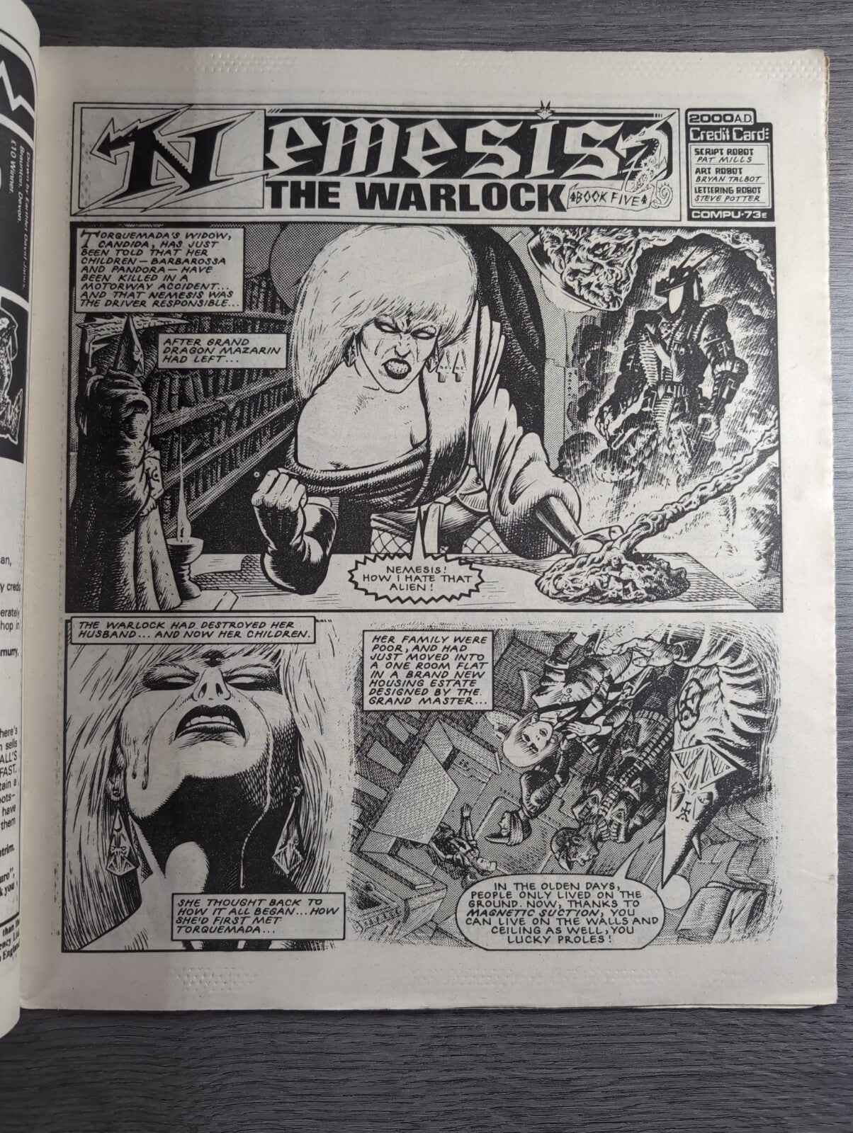 2000AD Prog 440 Featuring Judge Dread Comic 19th Oct 1985 Vintage Retro Comic