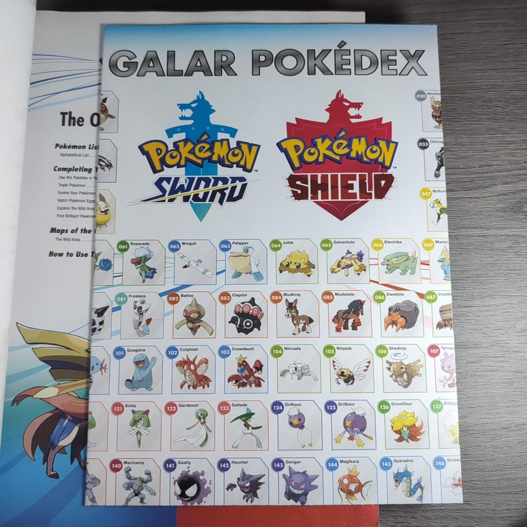 Pokémon Sword and Pokémon Shield: The Official Galar Region Pokédex Guide Book