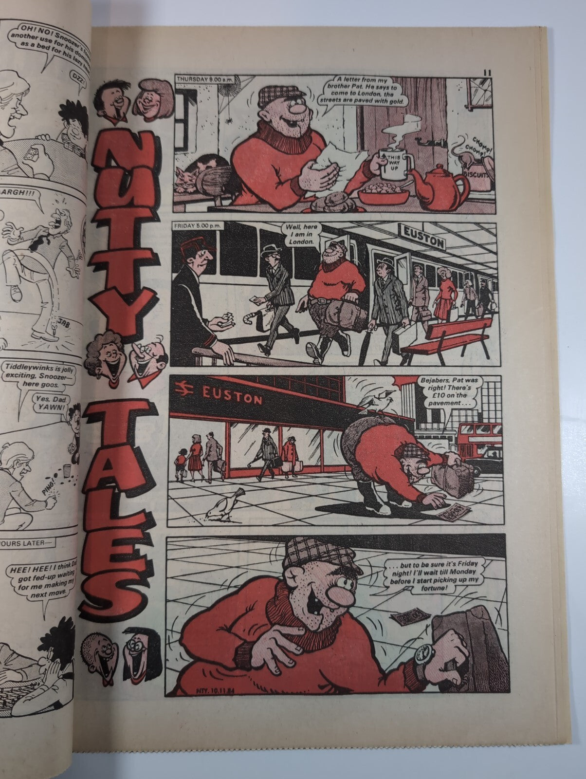 Nutty Comic Featuring Bananaman Issue No. 248 Oct 6th 1984 Vintage Comic