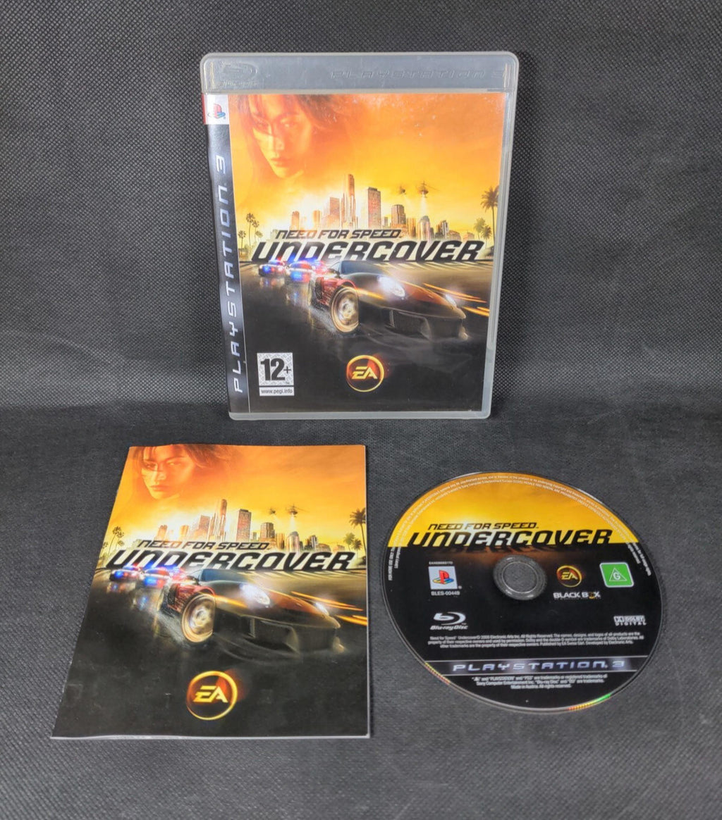 Need for Speed: Undercover PS3 Playstation 3 Game Manual Included Region 2  VGC
