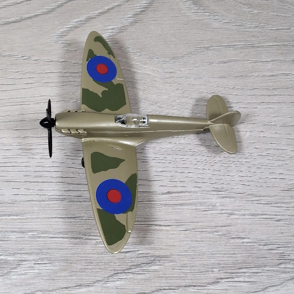 Tonka Polistil Spitfire and 2 x Hurricane Die-Cast Model Military Aircraft