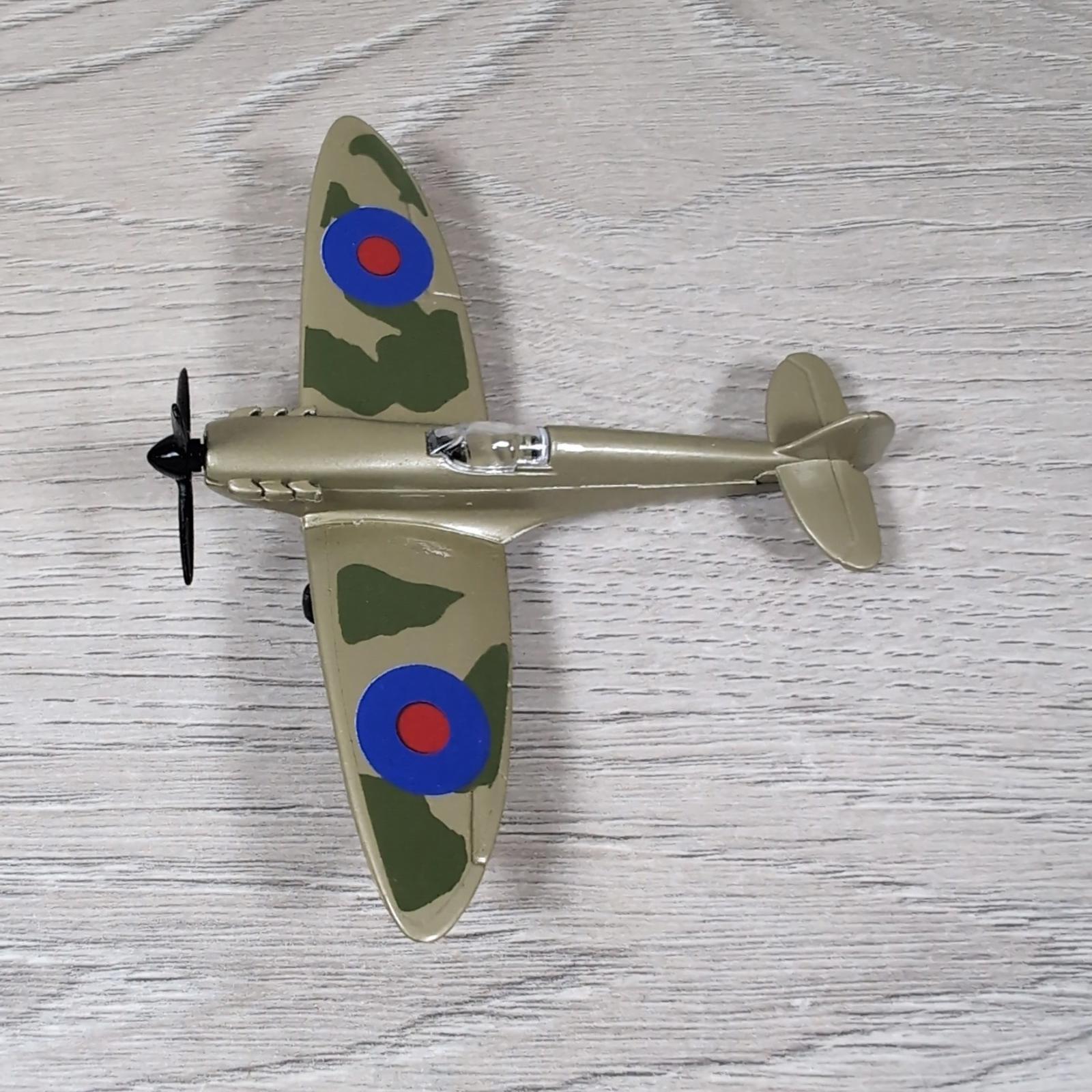 Tonka Polistil Spitfire and 2 x Hurricane Die-Cast Model Military Aircraft
