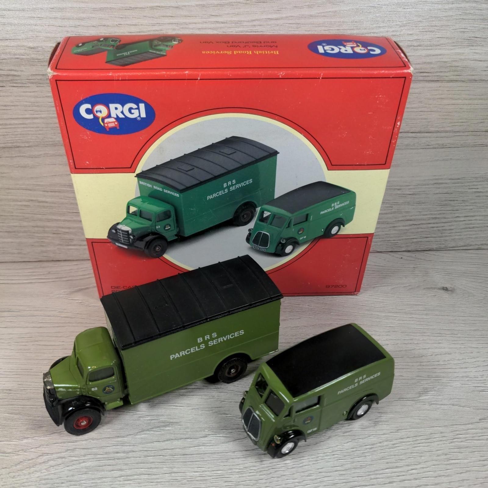 Corgi 97200 British Road Services Morris J Van Bedford Box Van Die-Cast Models