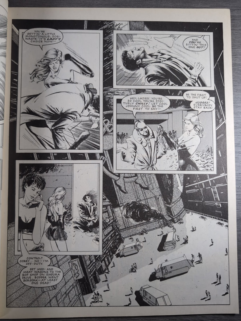 2000AD Prog 616 Featuring Judge Dread Comic 4th March 1989 Vintage Retro Comic