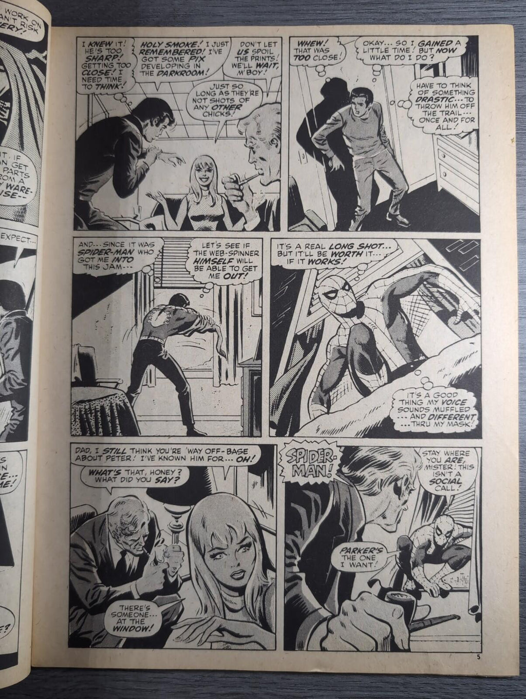 Spider-Man Comics Weekly No 107 Marvel Comics UK 1st March 1975 Vintage Comic
