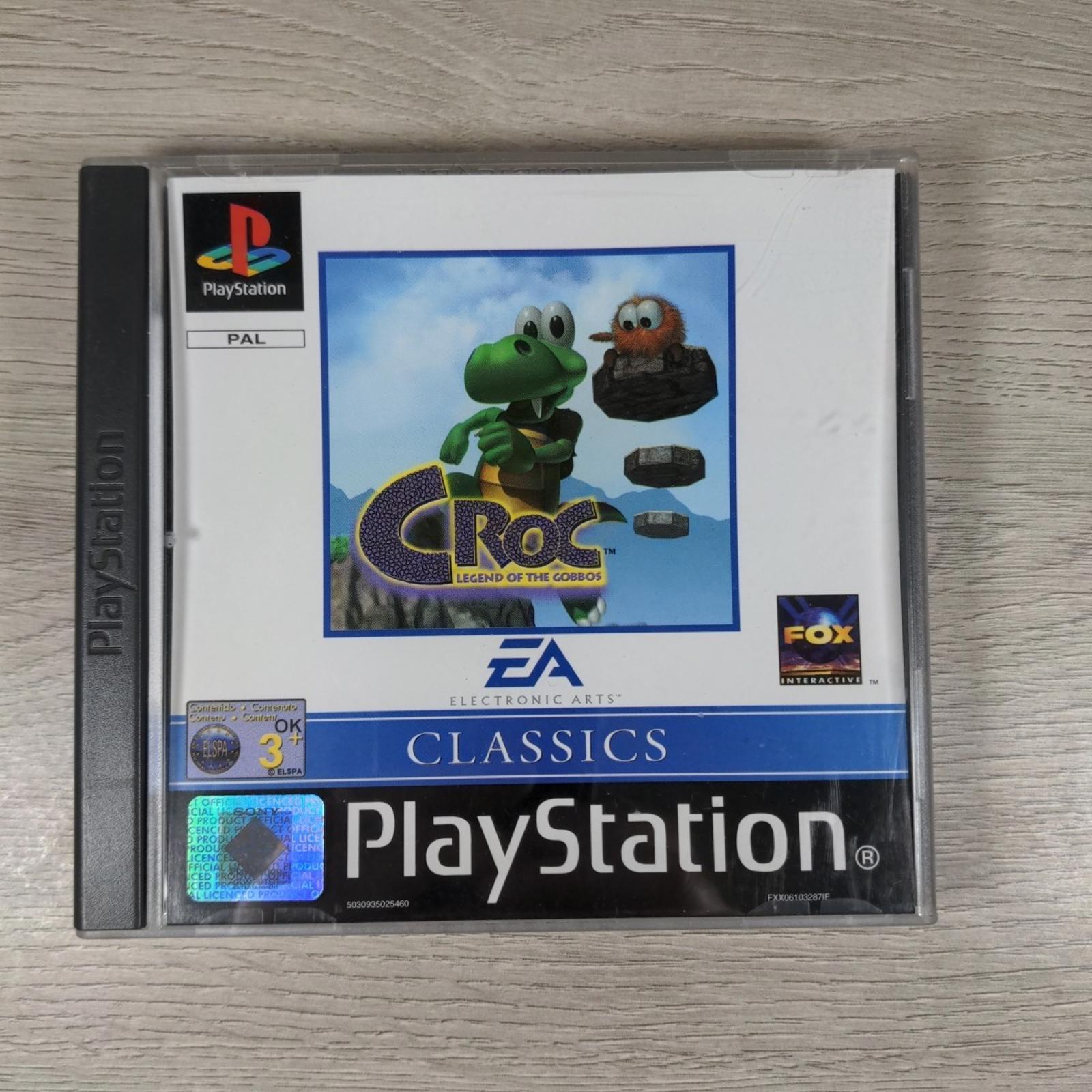Croc Legend Of The Gobbos Playstation 1 PS1 Game + Manual