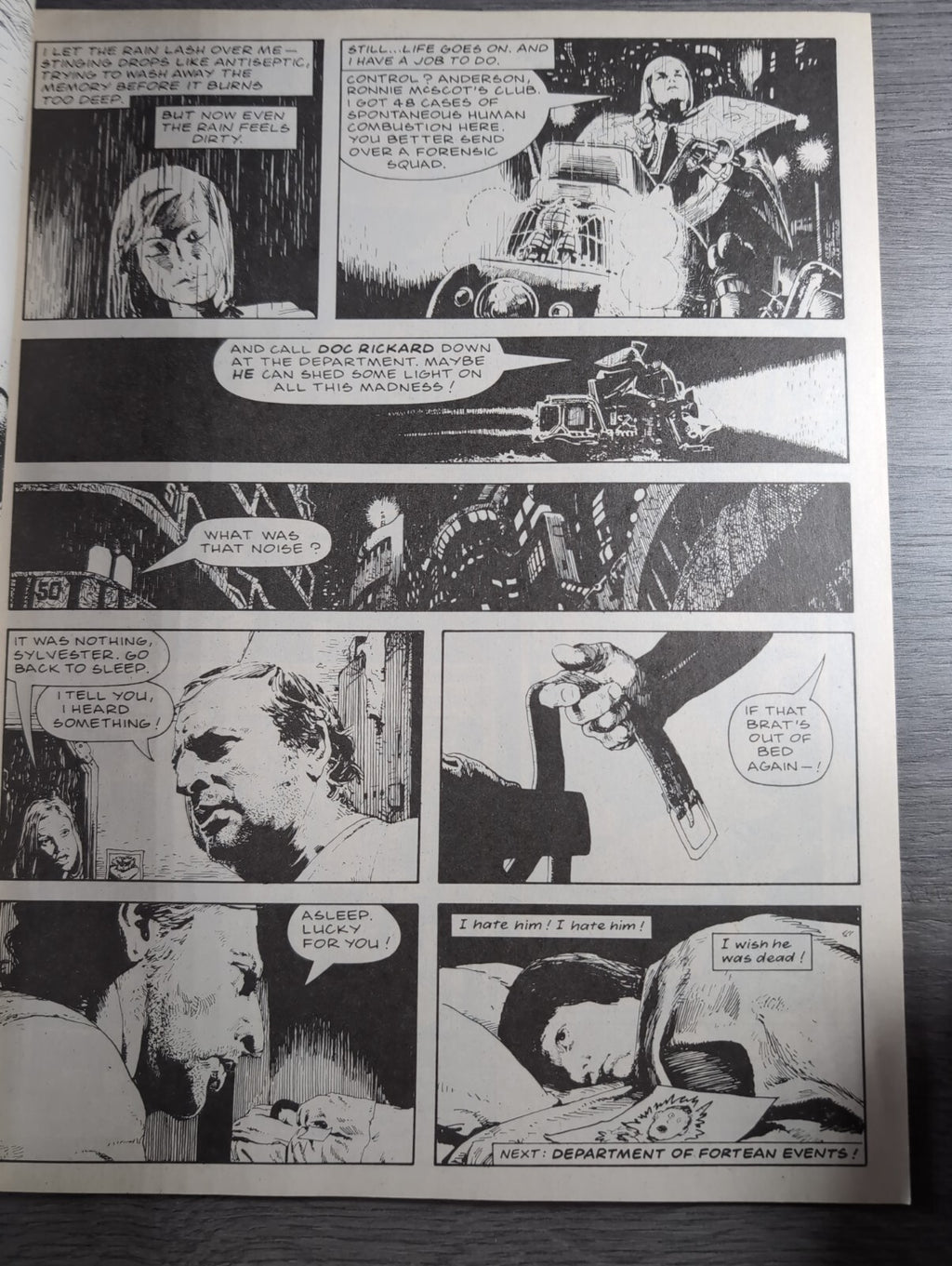 2000AD Prog 637 Featuring Judge Dread Comic 29th JUly 1989 Vintage Retro Comic