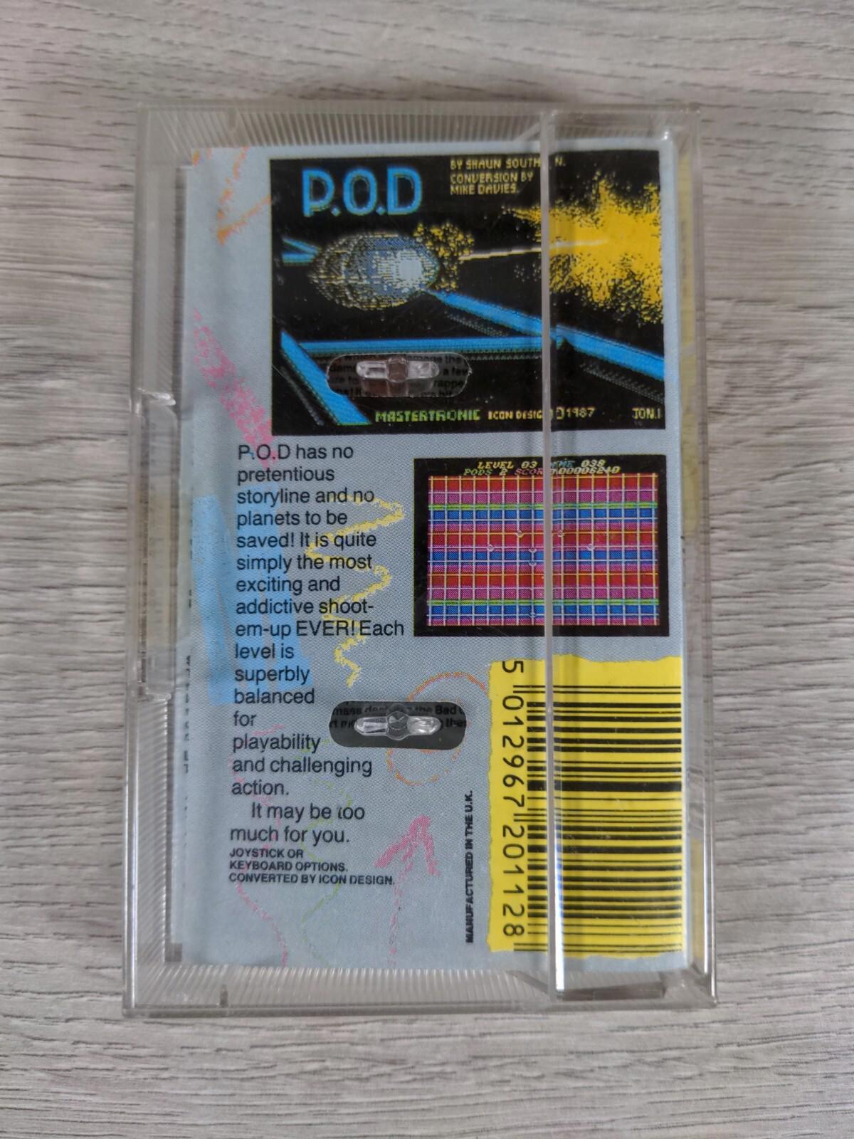 P.O.D Proof Of Destruction ZX Spectrum 48K 128K Game Cassette Tested & Working - Retrorama UK
