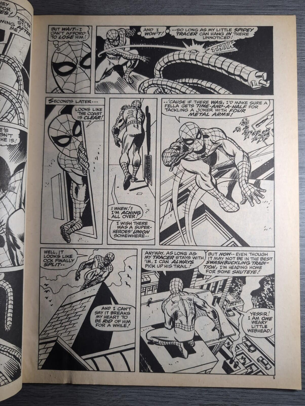 Spider-Man Comics Weekly No 117 Marvel Comics UK 10th May 1975 Vintage Comic