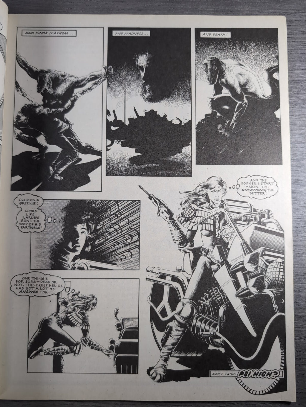 2000AD Prog 618 Featuring Judge Dread Comic 18th Maarch 1989 Vintage Retro Comic