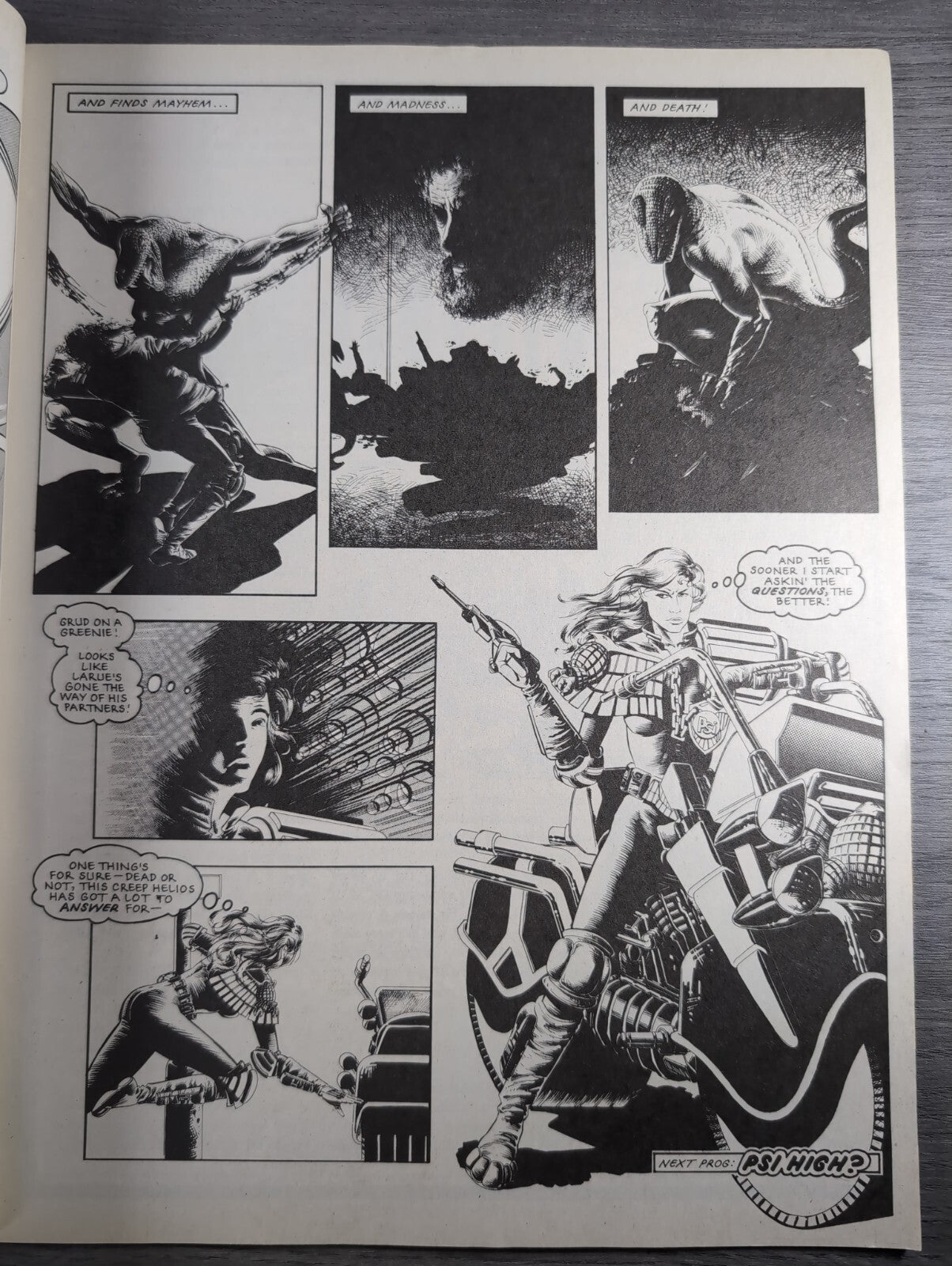 2000AD Prog 618 Featuring Judge Dread Comic 18th Maarch 1989 Vintage Retro Comic