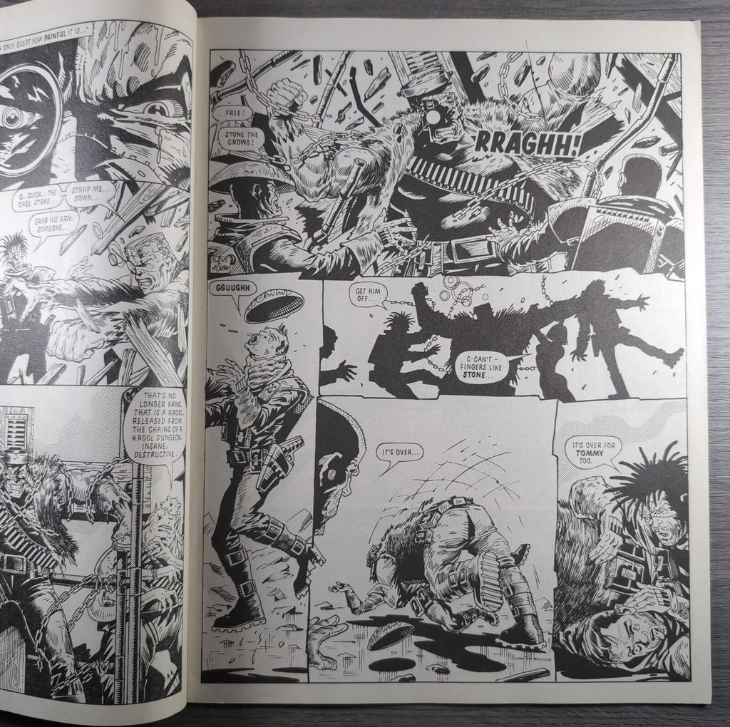 2000AD Prog 557 Featuring Judge Dredd 16th January 1988 Vintage Comic