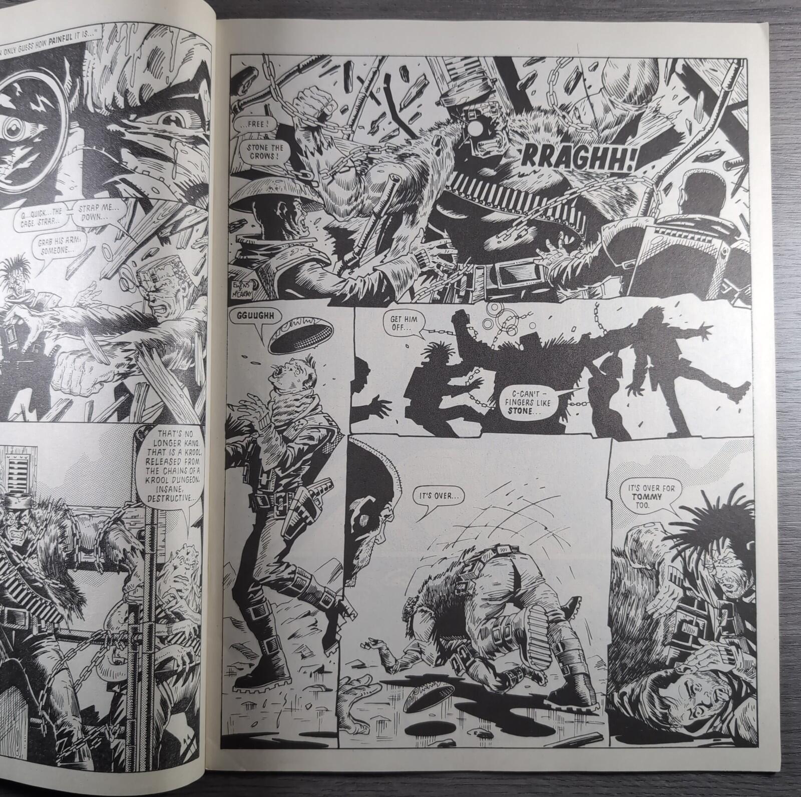2000AD Prog 557 Featuring Judge Dredd 16th January 1988 Vintage Comic