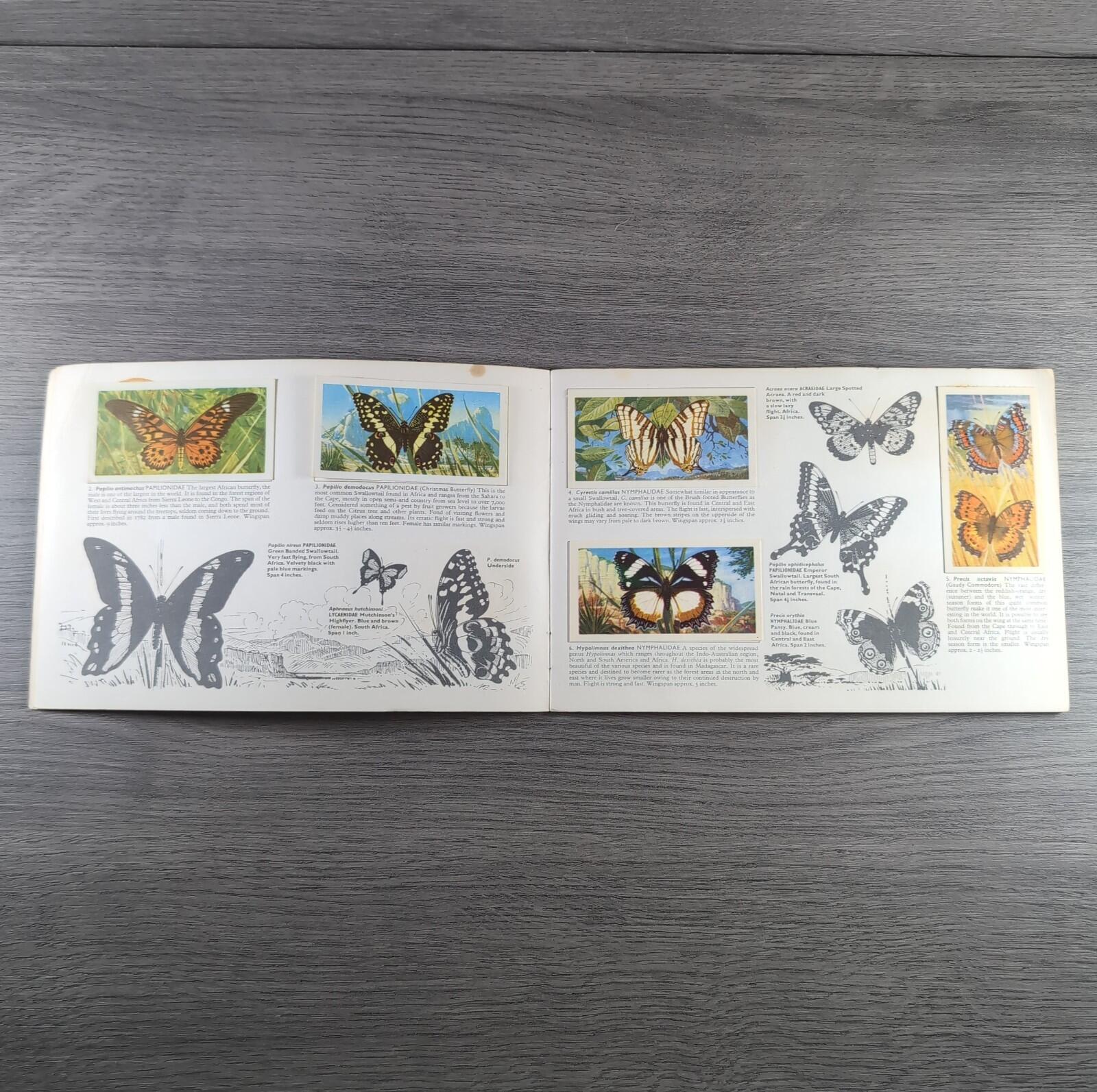 Brooke Bond Tea Picture Cards Album Butterflies Of The World Complete Set