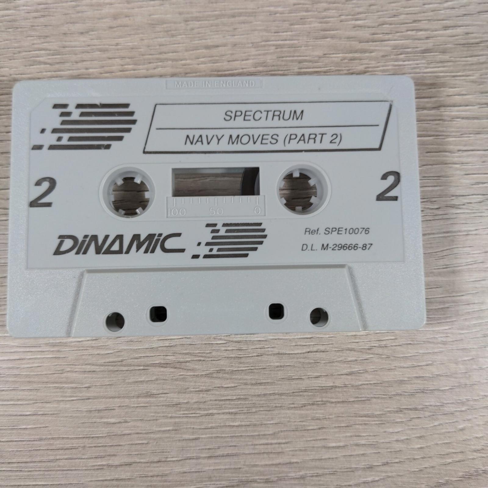 Navy Moves ZX Spectrum 48K 128K Video Game Cassette