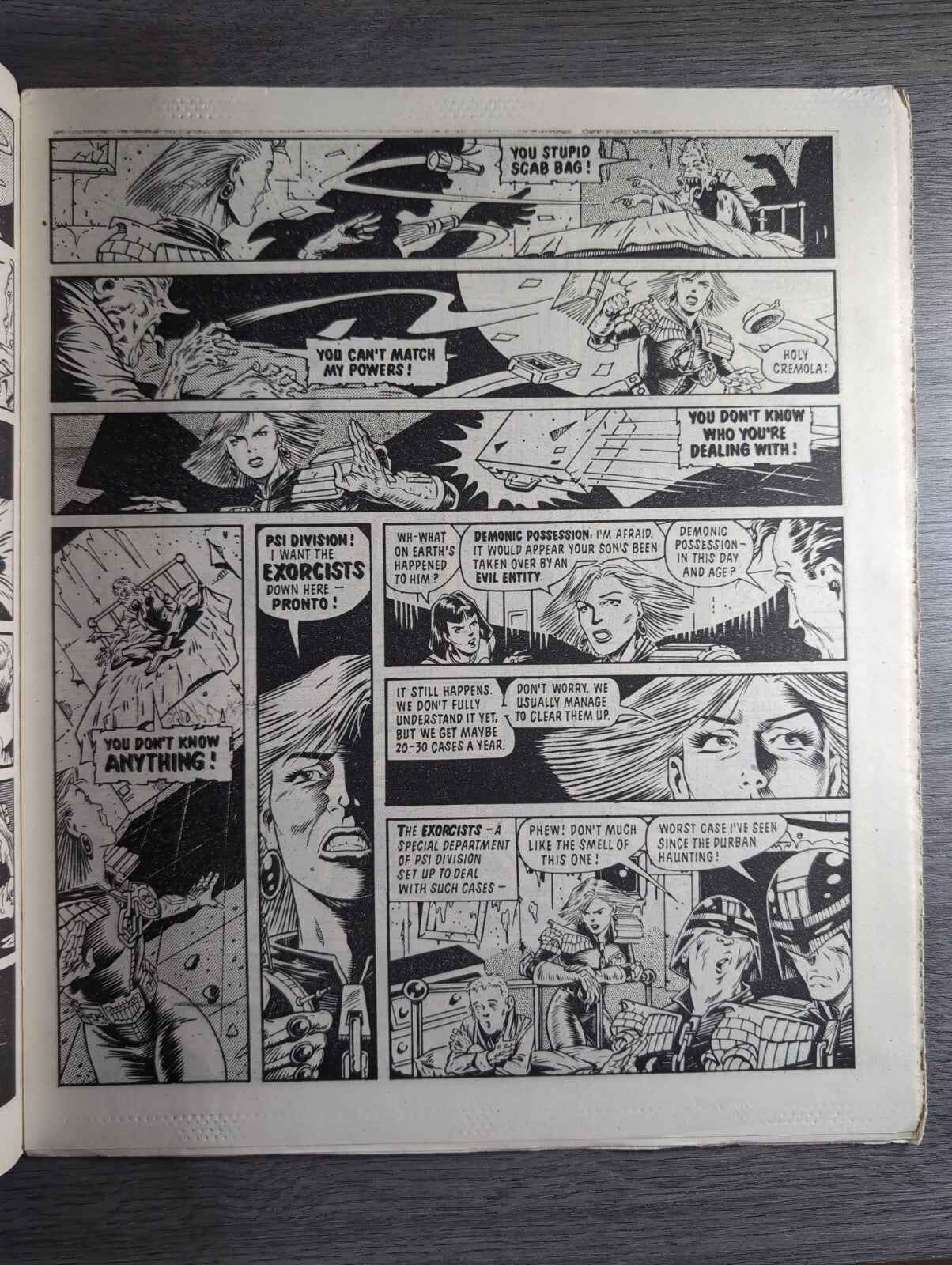 2000AD Prog 469 Featuring Judge Dread Comic 10th May 1986 Vintage Retro Comic