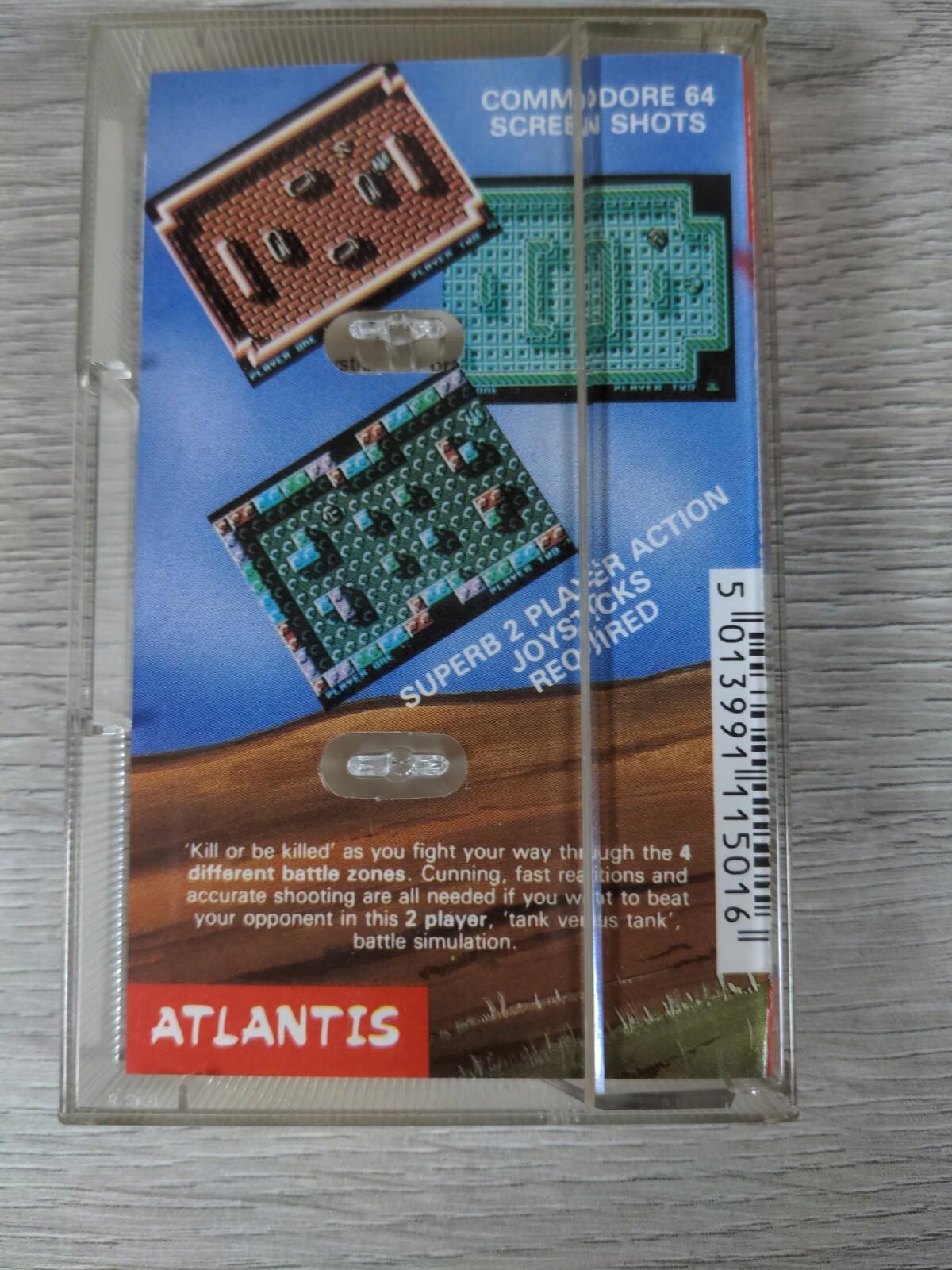 Battle Field Commodore 64 C64 Game Cassette Atlantis Tested & Working