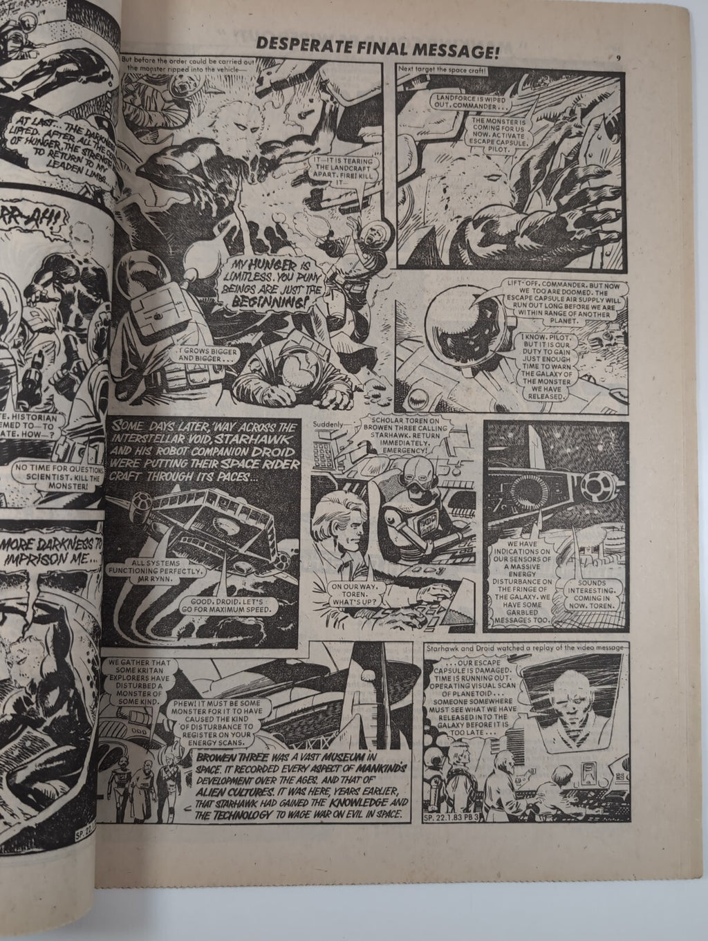Spike Comic Issue No. 1 Jan 22nd 1983 D.C Thomson Vintage Retro Comic