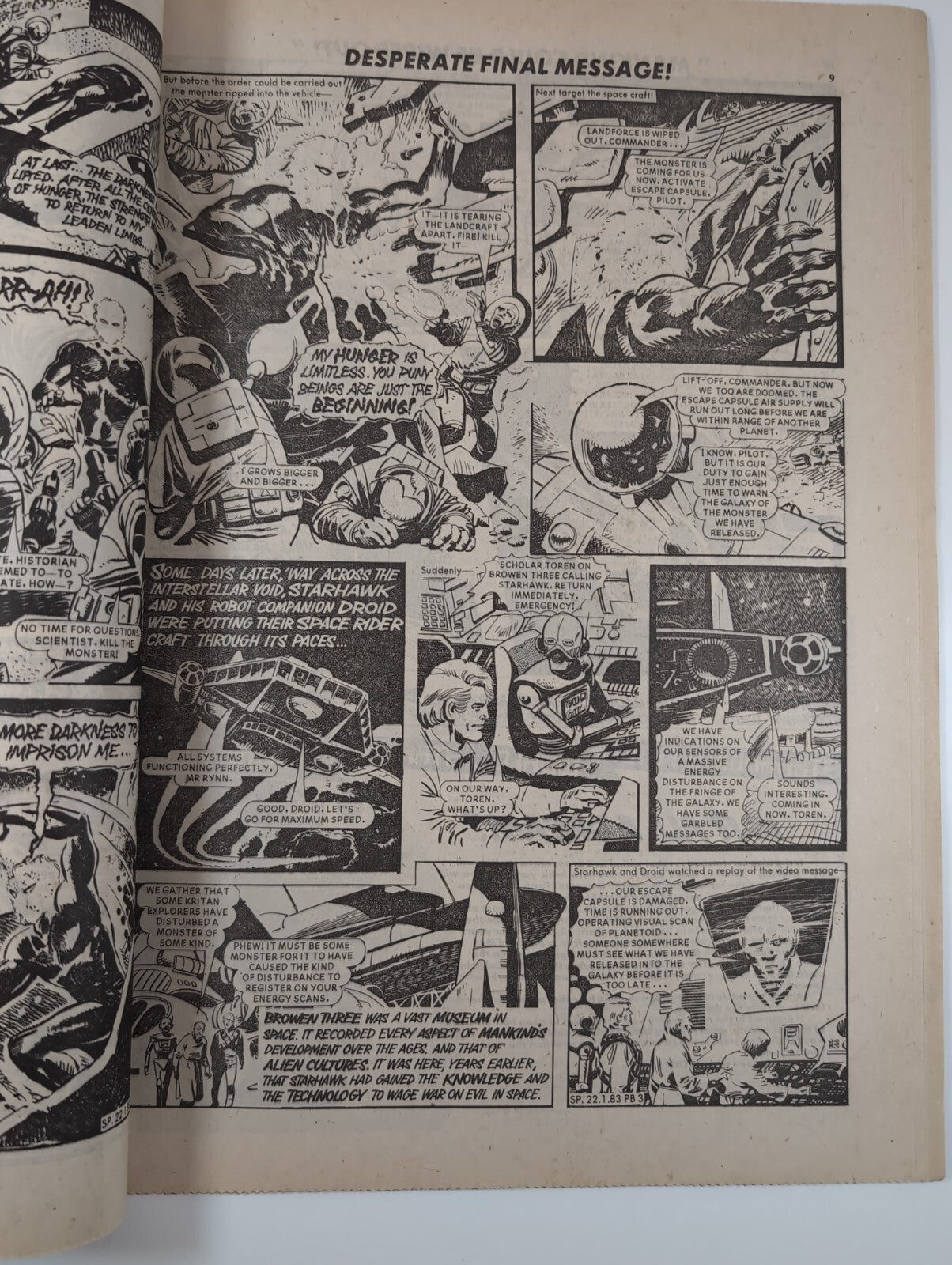 Spike Comic Issue No. 1 Jan 22nd 1983 D.C Thomson Vintage Retro Comic