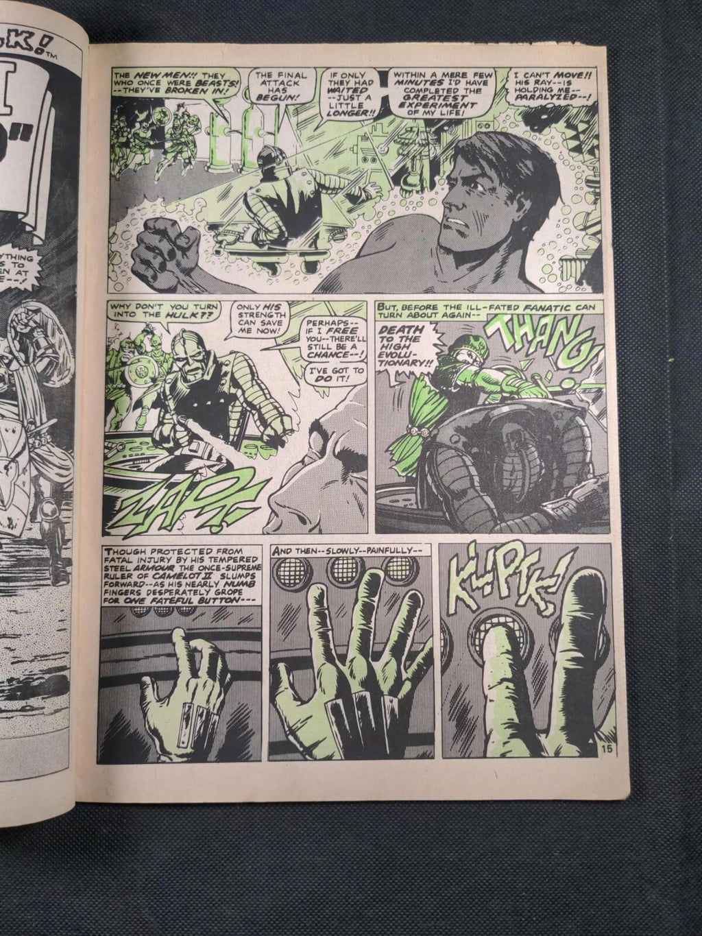 Mighty World of Marvel Issue No 40 July 1973 Vintage Marvel UK Vintage Comic