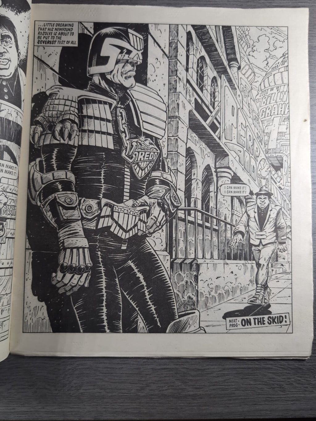 2000AD Prog 482 Featuring Judge Dread Comic Date 9th Aug 1986 Retro Comics