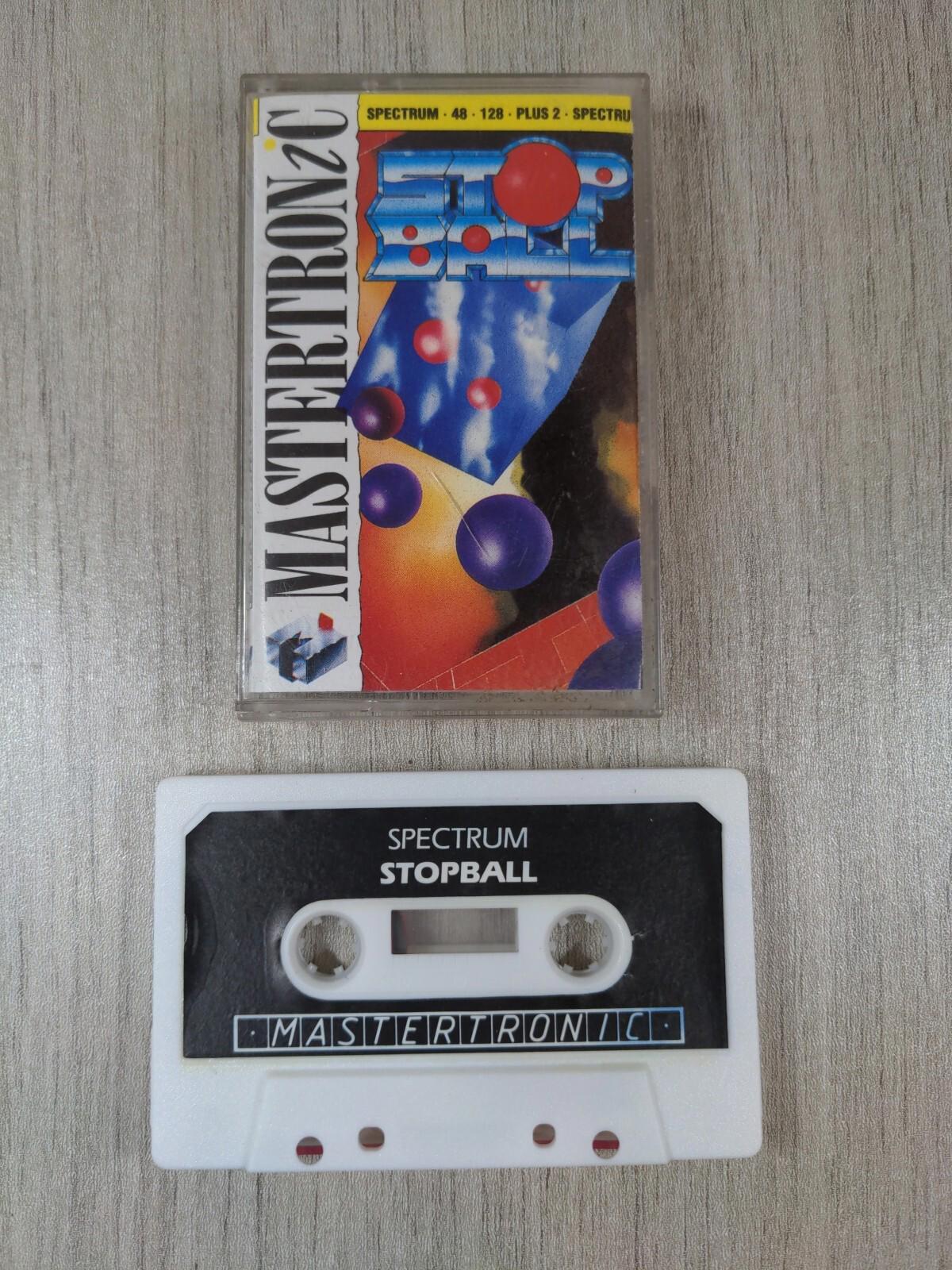 Stop Ball ZX Spectrum 48K 128K Plus 2 Game Cassette Tested & Working