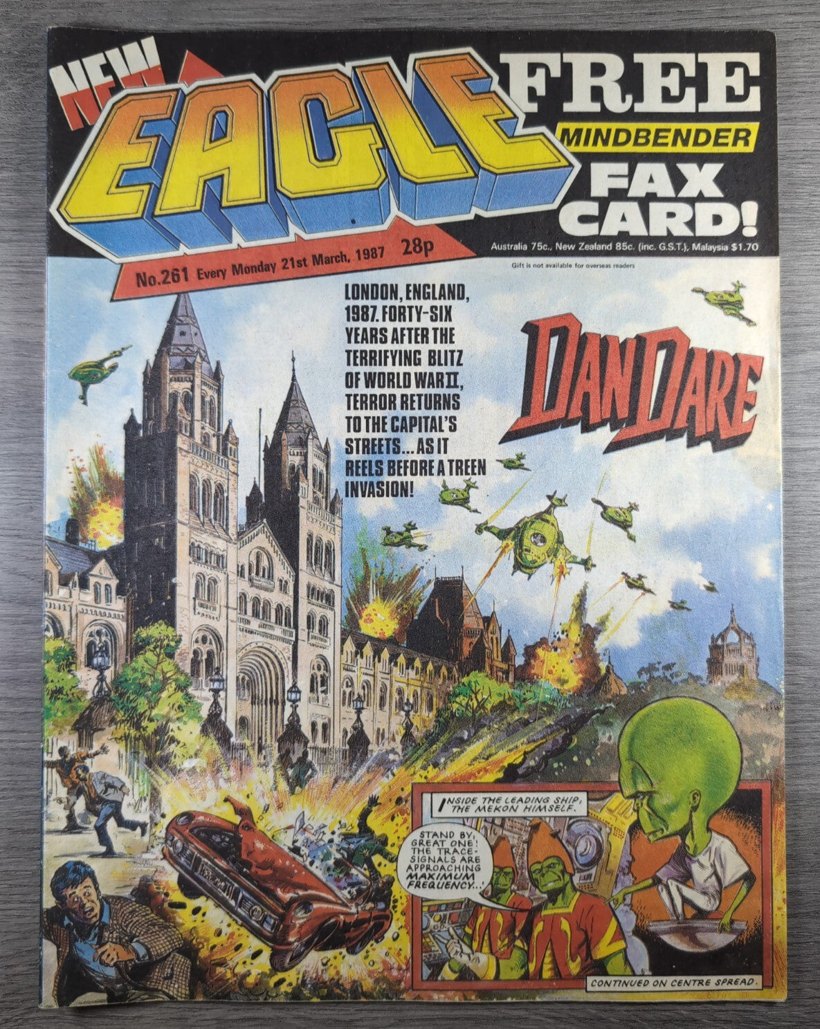 Eagle Comic Issue No. 261 21st March 1987 Vintage Retro UK Comic