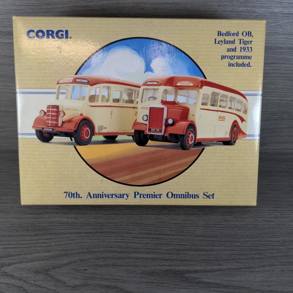 Corgi Cassic Commercials Bedford OB 97079  Leyland Tiger 70th Anniversary Set